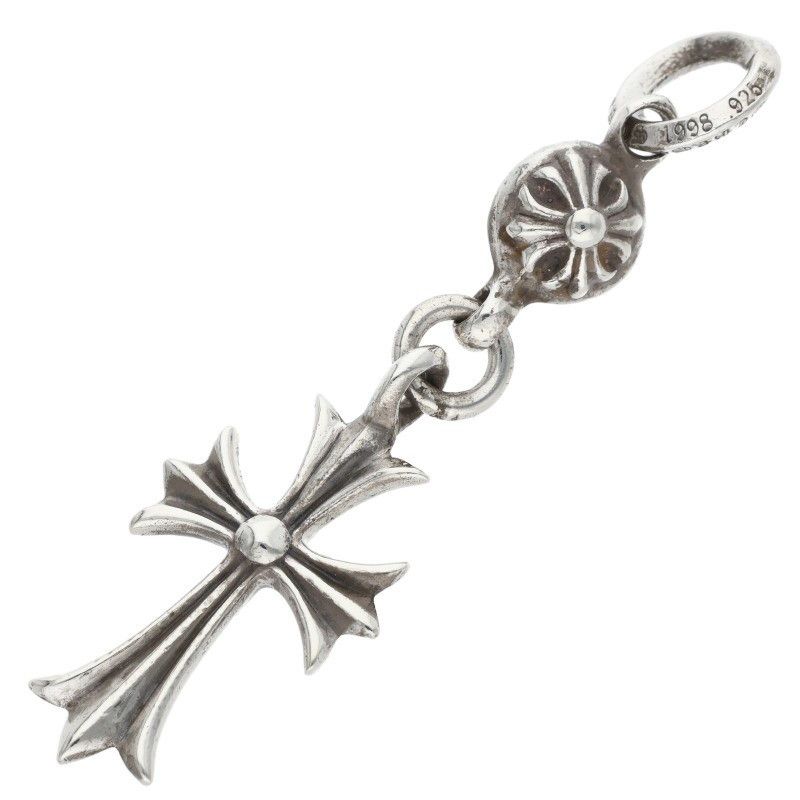 Chrome Hearts Chrome Hearts 1 Ball Tiny CH Cross Silver Size ONE
