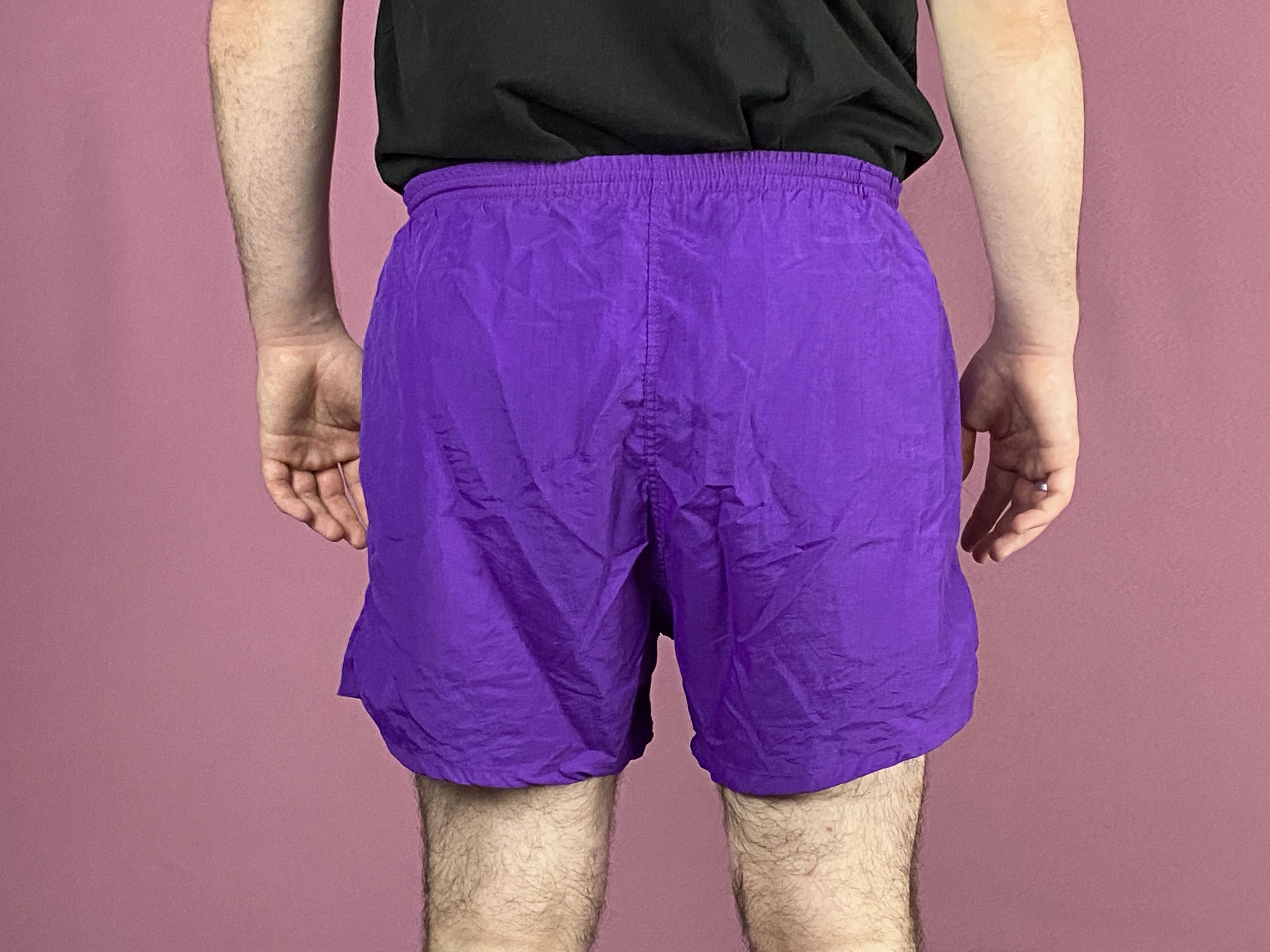 Vintage 90s Golden Team Vintage Men's Swim Shorts - XL Size US 36 / EU 52 - 3 Thumbnail