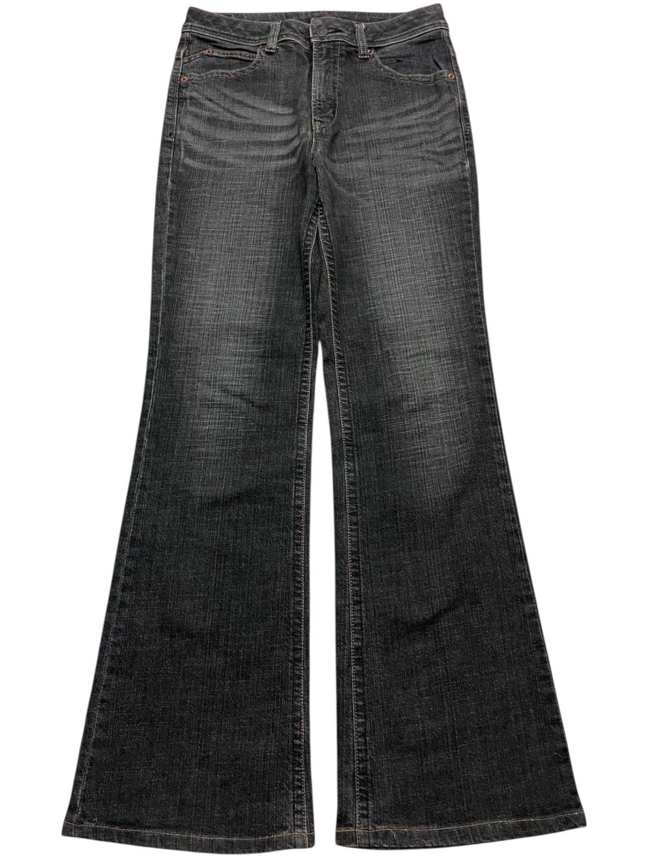Vintage 💥Flared💥Vintage 90’s Style Japanese Mud-Wash Bootcut Jeans Size US 27 - 1 Thumbnail