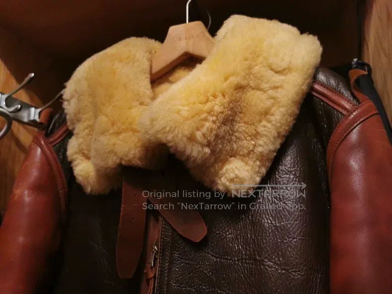 The Real McCoy's The Real McCoys B-3 Fur Jacket Size US XS / EU 42 / 0 - 7 Thumbnail