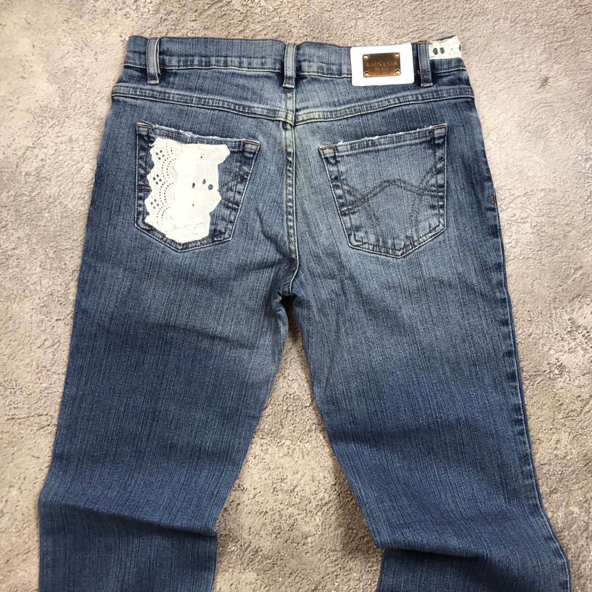Vintage Vintage 90s Faded Distressed Baggy Jeans Skate Streetwear 27 Size 27" / US 4 / IT 40 - 6 Thumbnail