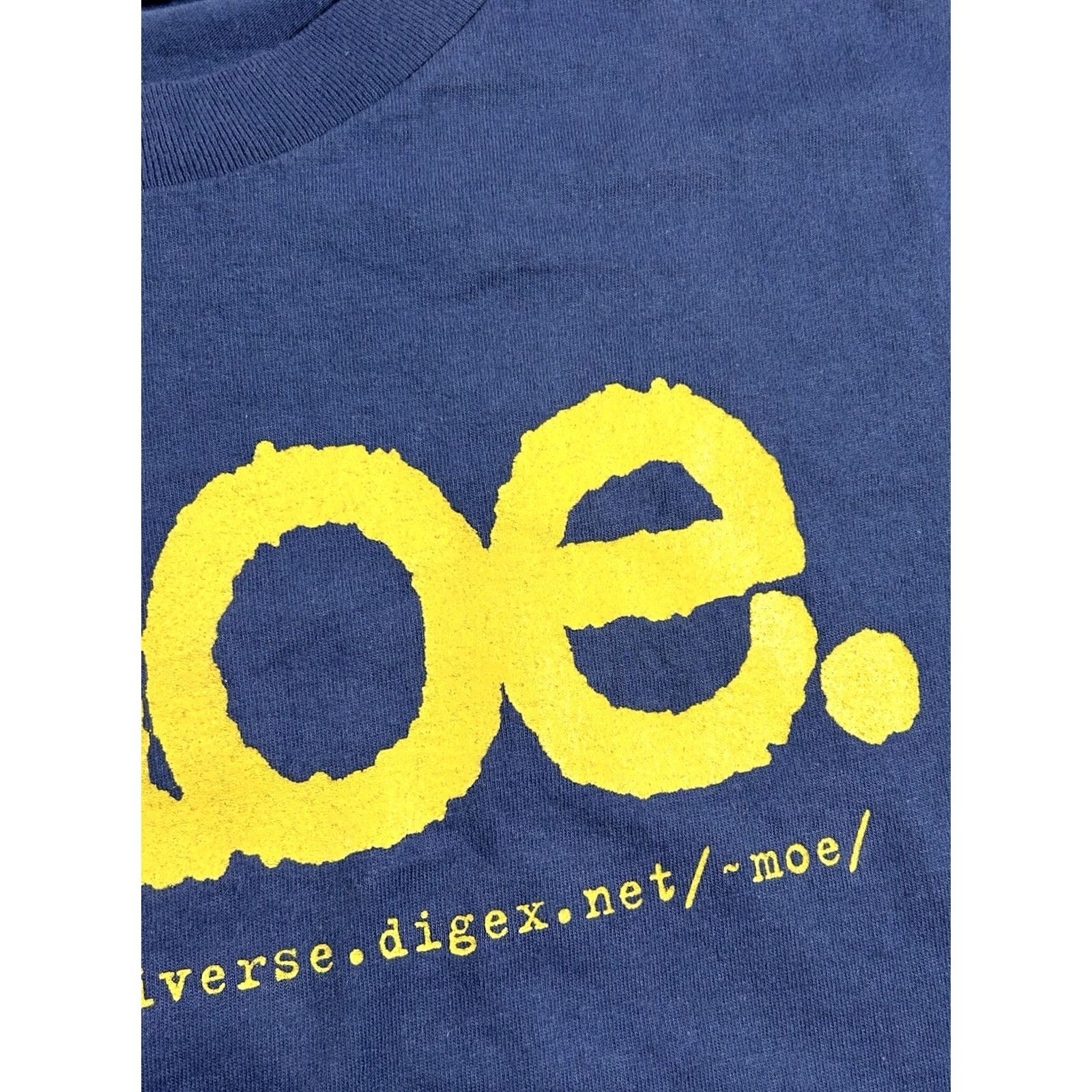 Vintage VINTAGE Moe. Sony 550 Music T-Shirt 90s XL Oneita Tag Blue Single Stitch Size US XL / EU 56 / 4 - 5 Thumbnail