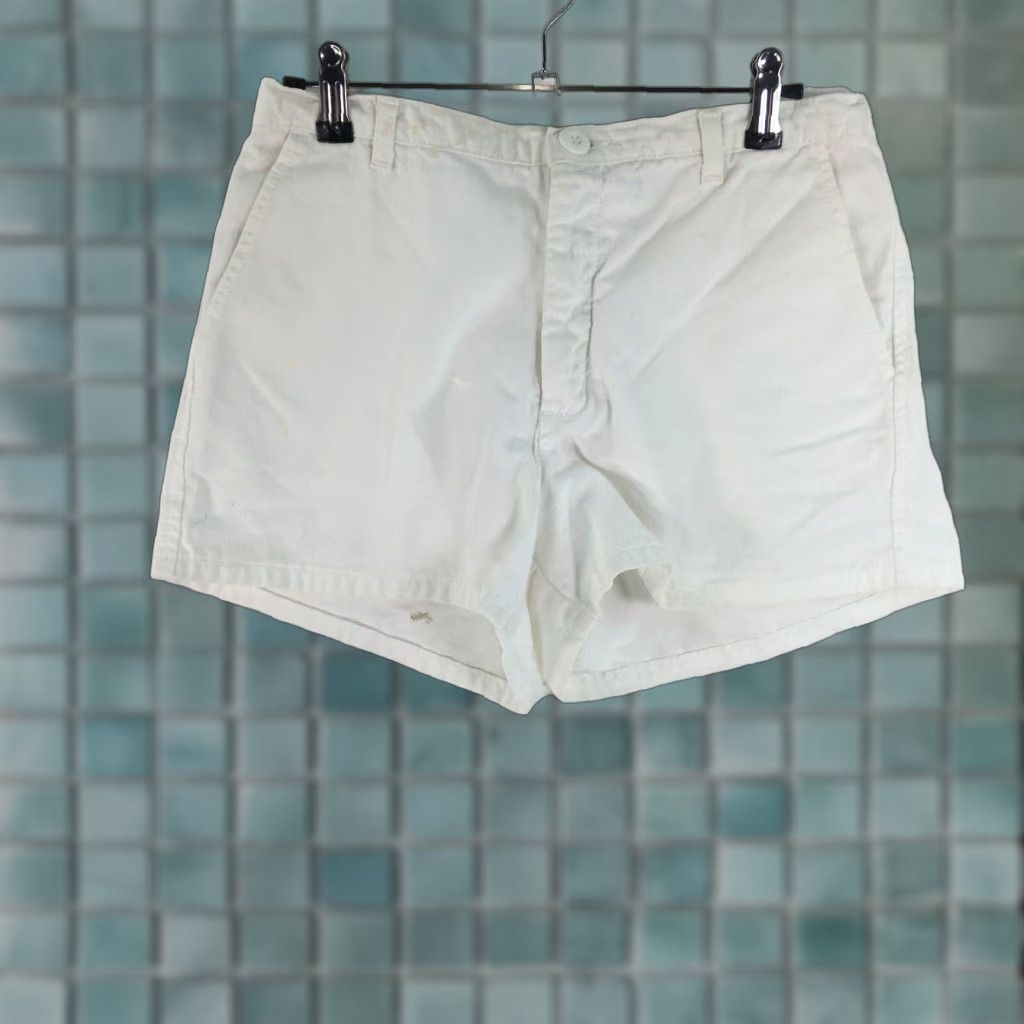 Ralph Lauren VINTAGE Polo Jeans Co Ralph Lauren Womens Chino High Rise White Shorts Size 6 Size 28" / US 6 / IT 42 - 1 Thumbnail