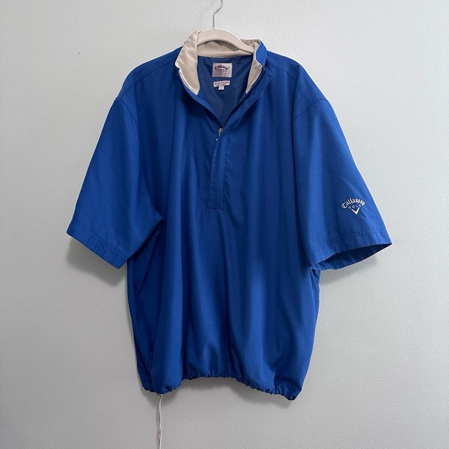 Callaway Callaway blue short sleeve golf windbreaker size L Size US L / EU 52-54 / 3 - 2 Thumbnail