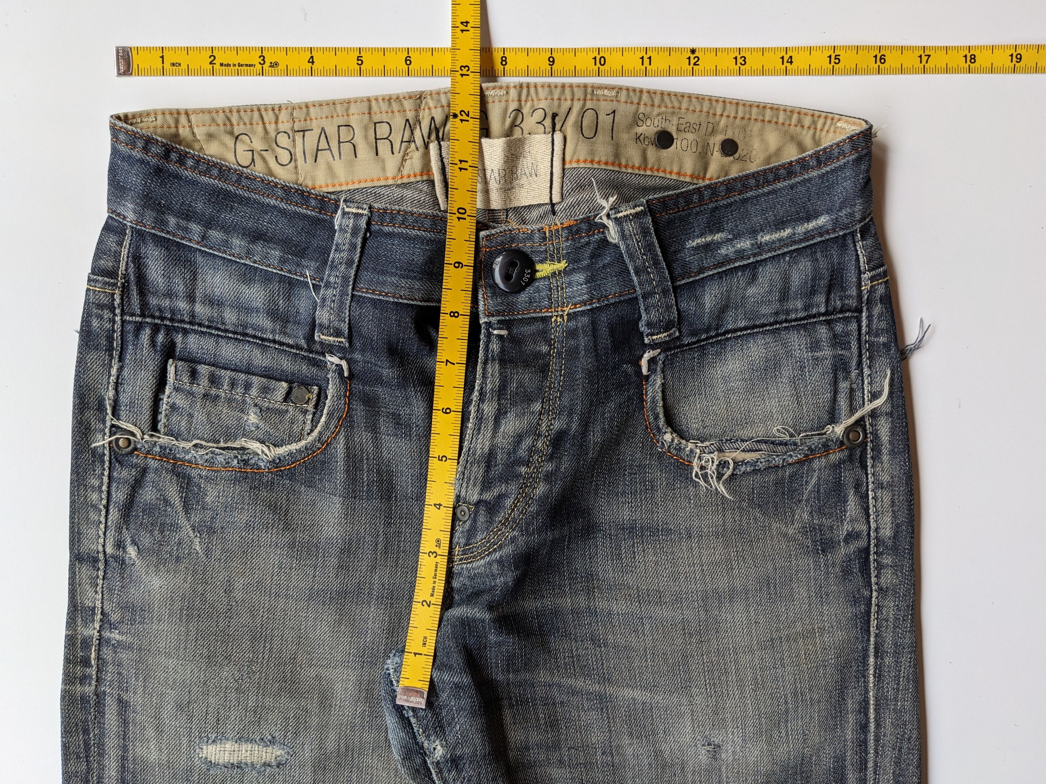 G-Star G Star Raw G 33/01 faded jeans Size US 32 / EU 48 - 7 Thumbnail