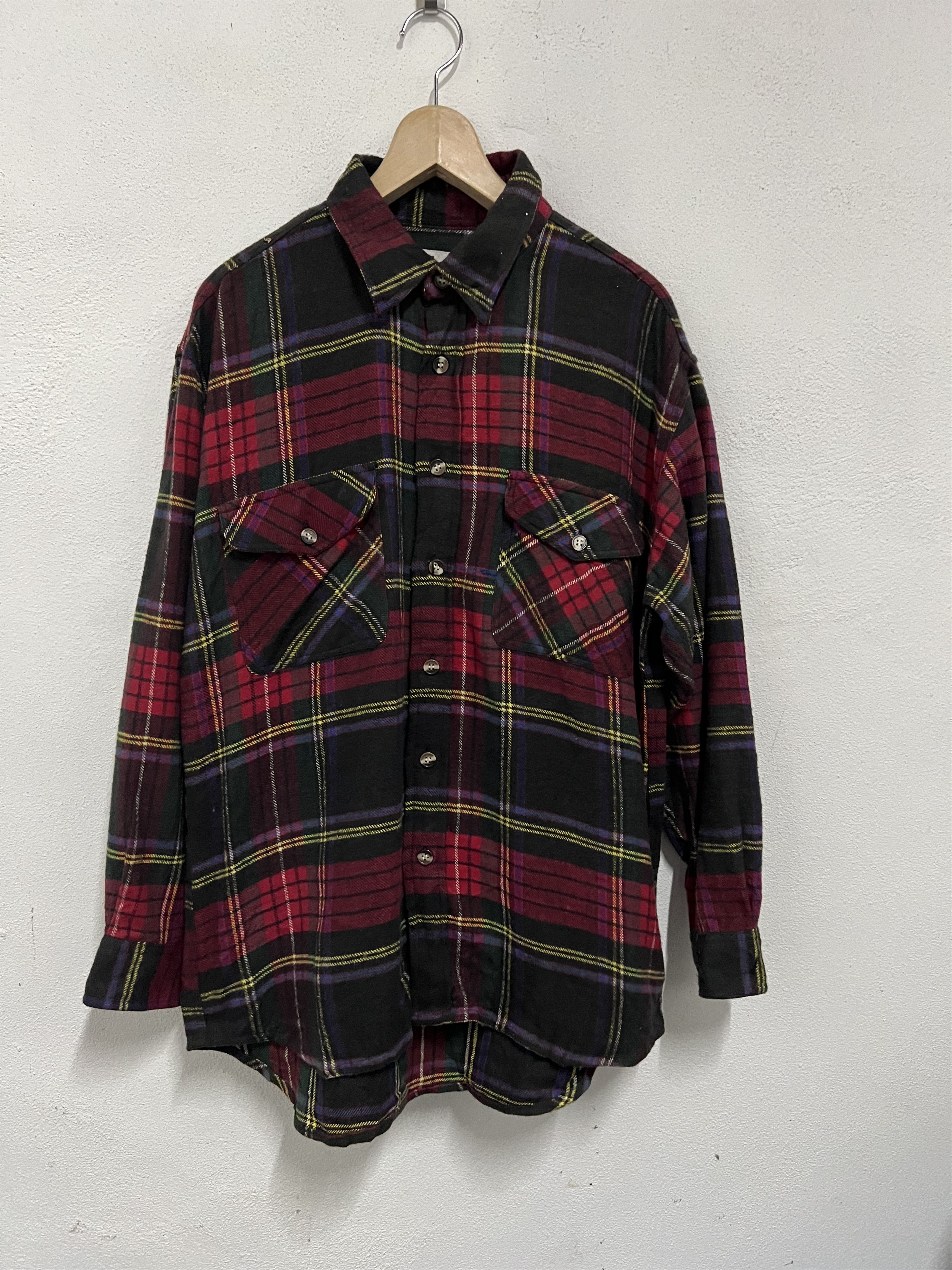 Vintage Vintage Always Shirt Plaid Tartan Flannel Shirt Size US L / EU 52-54 / 3 - 2 Thumbnail