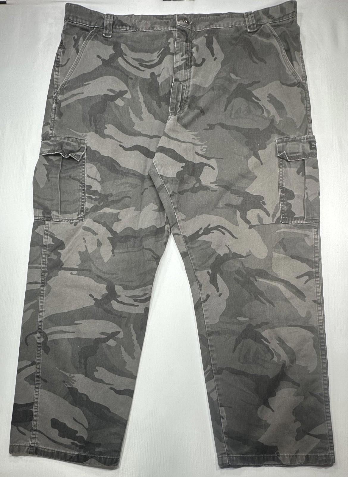 Wrangler Wrangler 100% Cotton Camouflage Cargo Pants Green Mens 42/30 Size US 42 / EU 58 - 1 Thumbnail