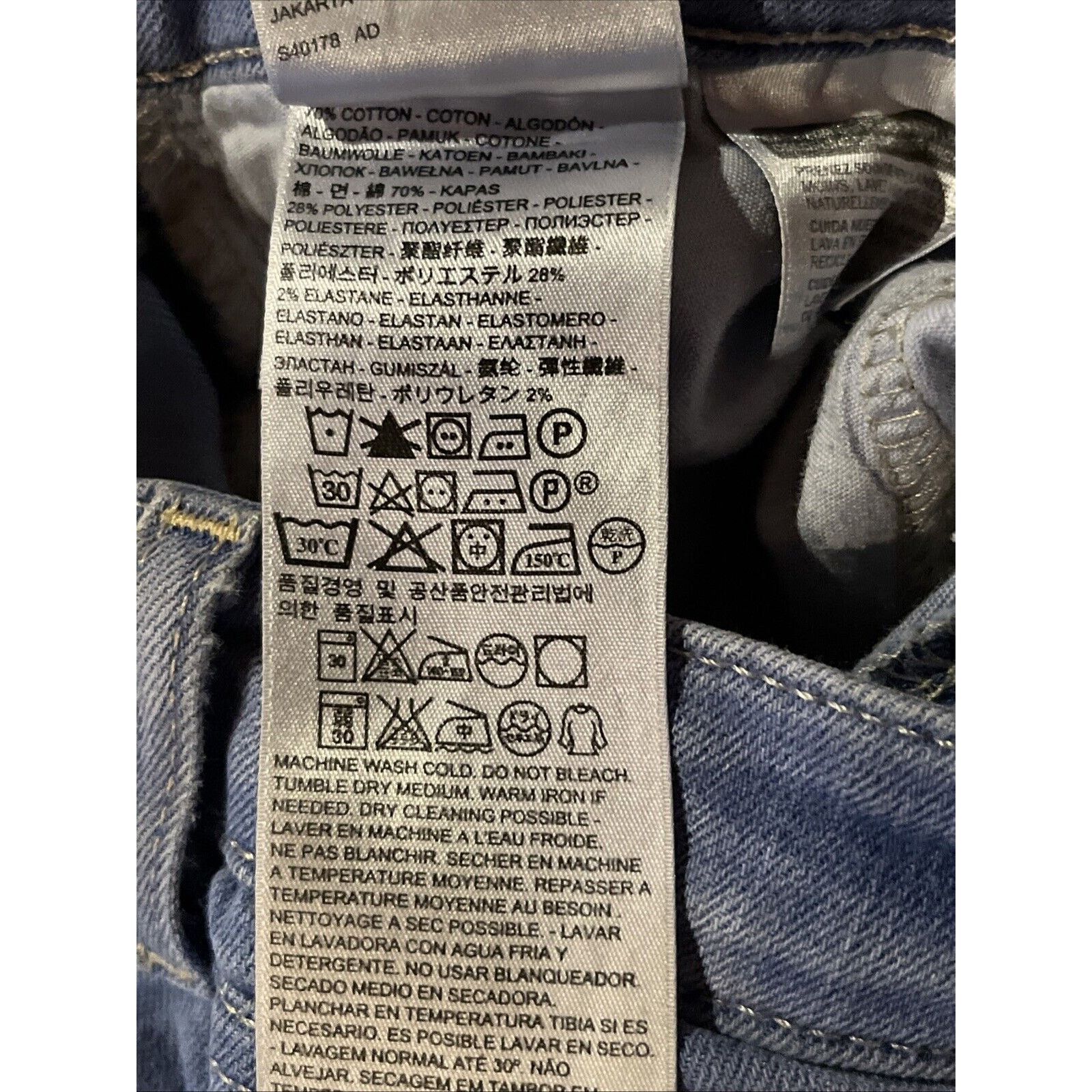 Levi's Levi’s Signature Totally Shaping Legging Blue Women’s 26x29 Size 26" / US 2 / IT 38 - 12 Thumbnail