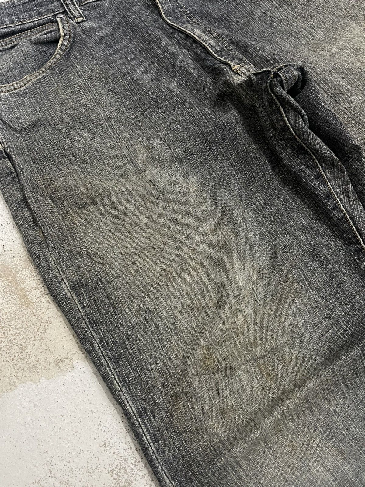 Wrangler Wrangler Authentic Western Distress Dirty Mud Workers Denim Size US 34 / EU 50 - 8 Thumbnail