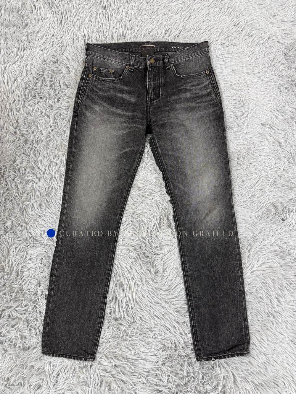 Saint Laurent Paris Black Denim Jeans - Size 30 Size US 30 / EU 46 - 1 Thumbnail