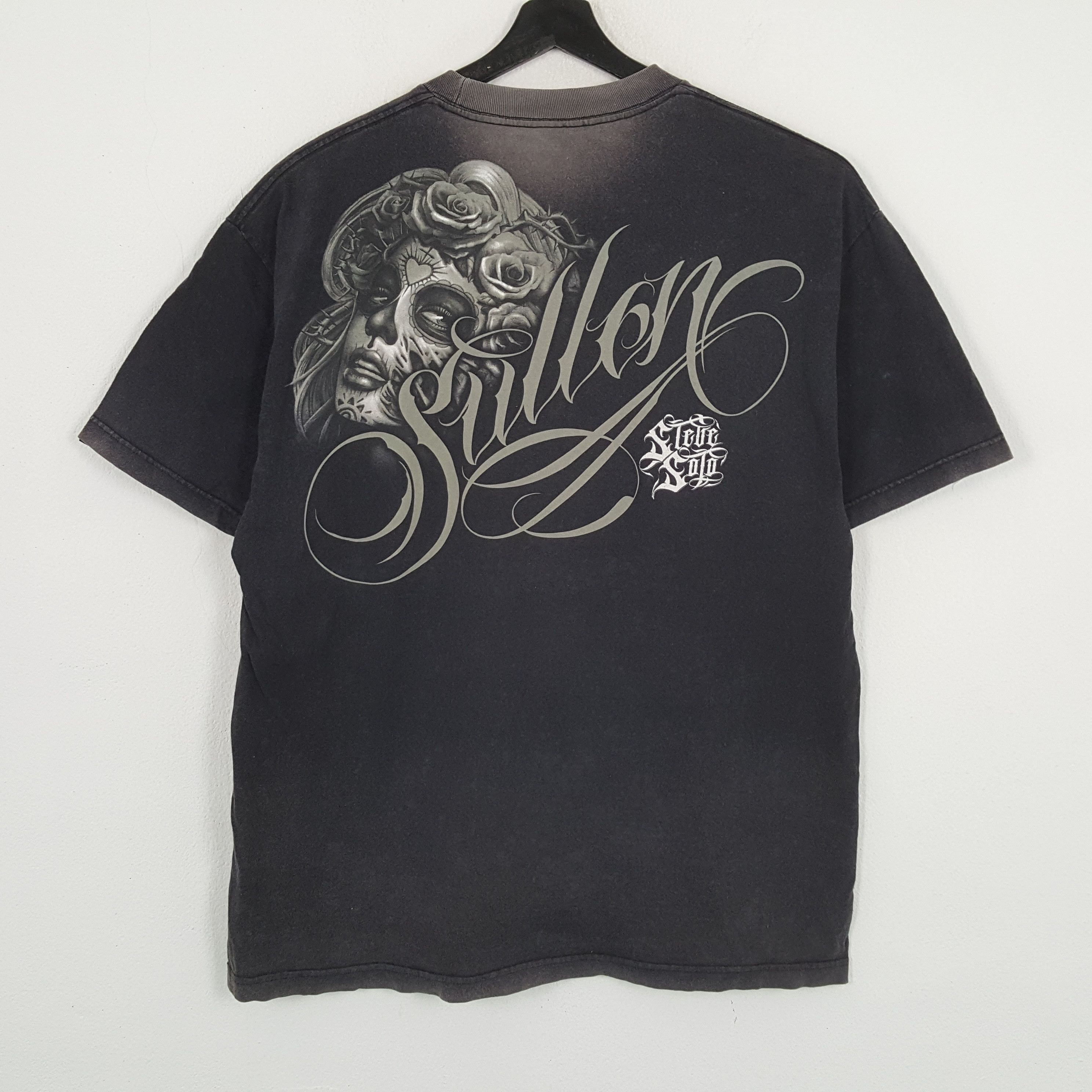 Vintage SULLEN ART Style Streetwear Tshirt Size US XL / EU 56 / 4 - 3 Thumbnail