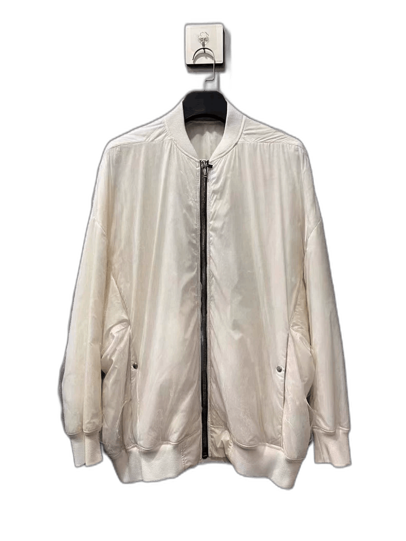 Rick Owens ro rick owens sheer baseball bomber jacket-2508 Size US L / EU 52-54 / 3 - 1 Thumbnail