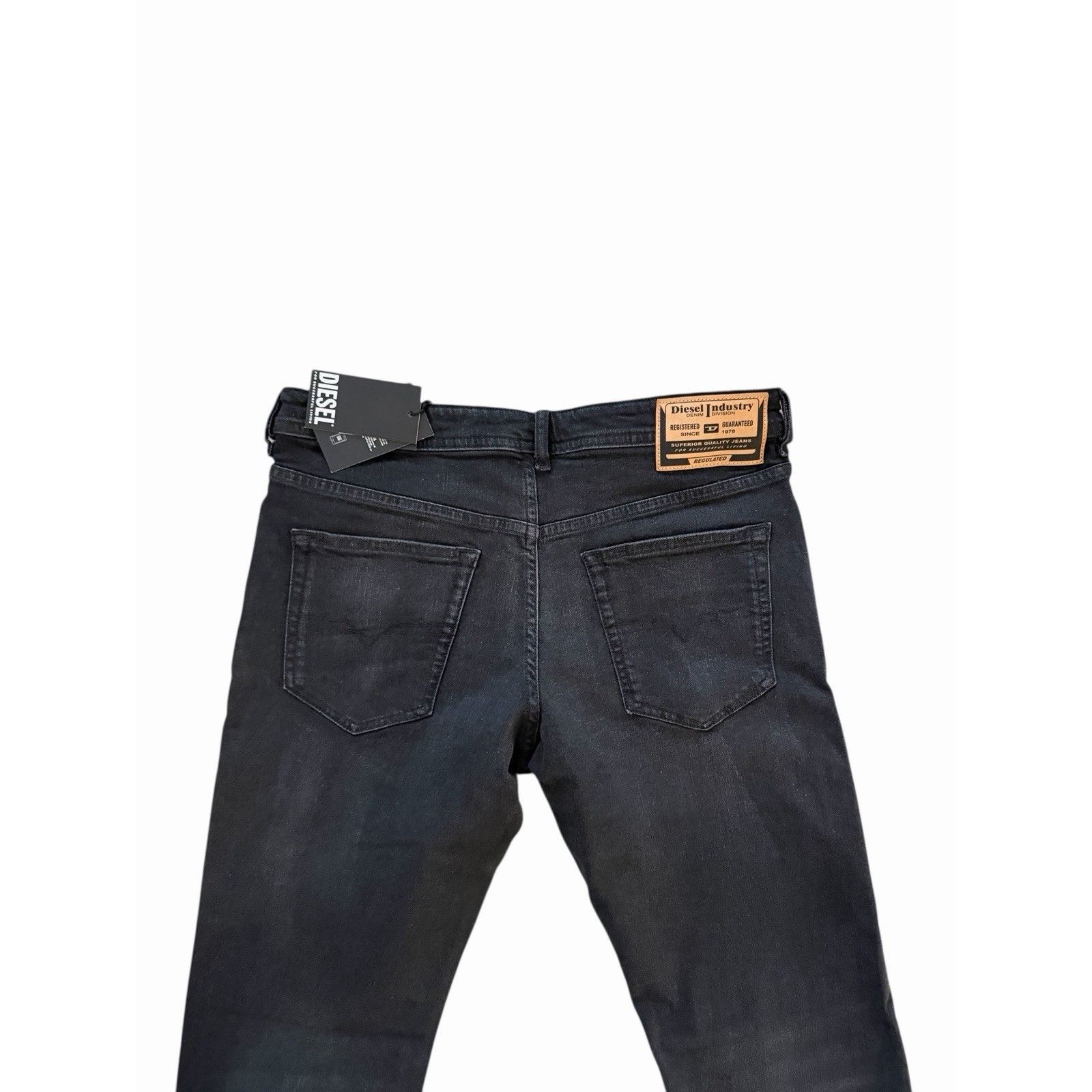 Diesel Diesel Mens Buster Tapered Jeans RE063 Black $250 Size 32/32 Size US 32 / EU 48 - 3 Thumbnail
