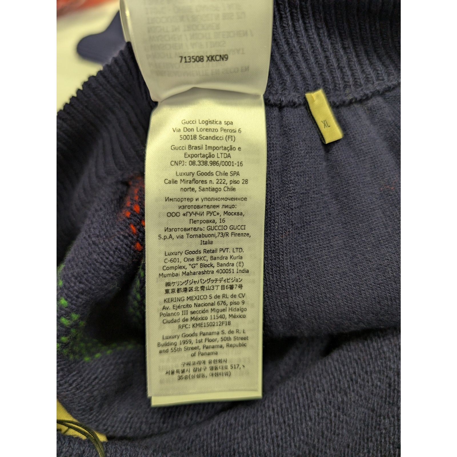Gucci o1rshd1 Sweatpants Knitwear Pants With Web in Navy Blue Size US 36 / EU 52 - 19 Thumbnail