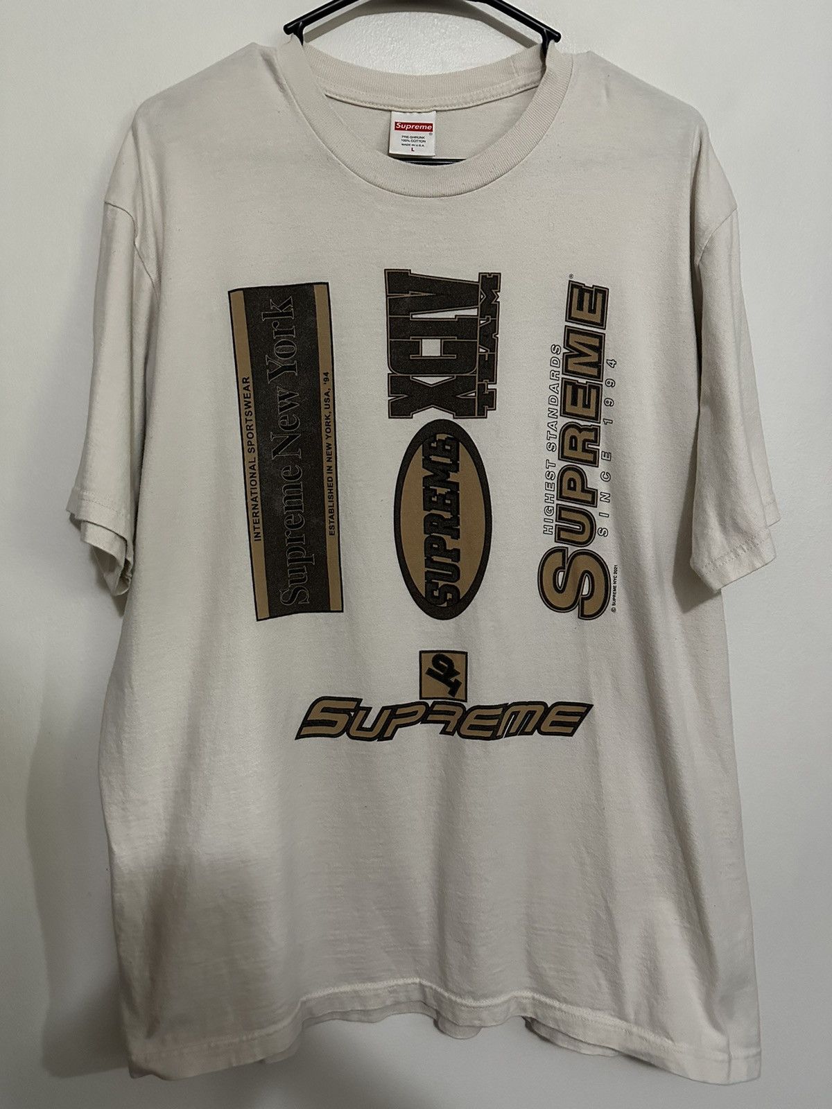 Supreme Supreme Multi Logos Tee Size US L / EU 52-54 / 3 - 1 Thumbnail