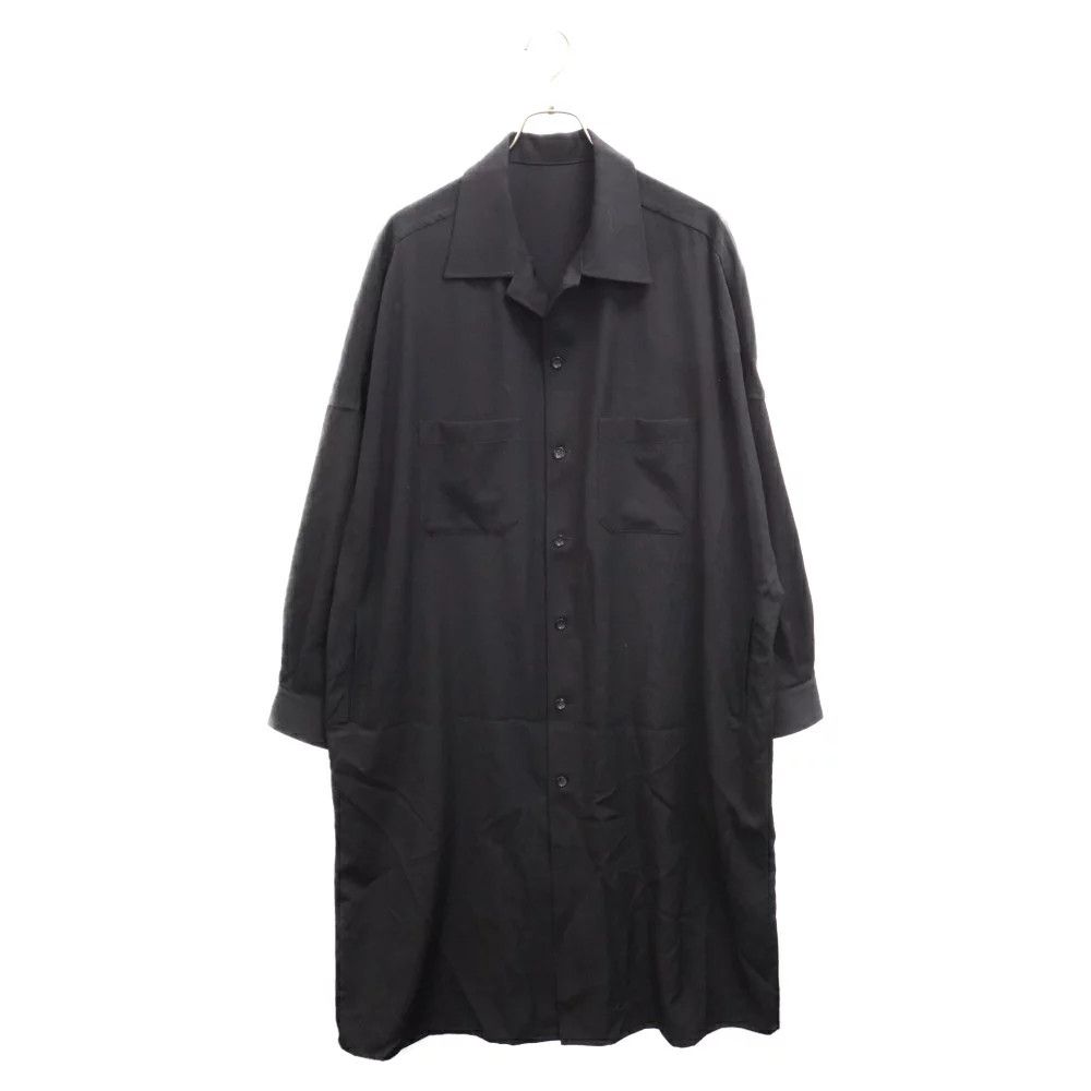 トップス Yohji Yamamoto Wool Gabardine shirts Yohji Yamamoto 23AW WOOL GABARDINE SHIRT