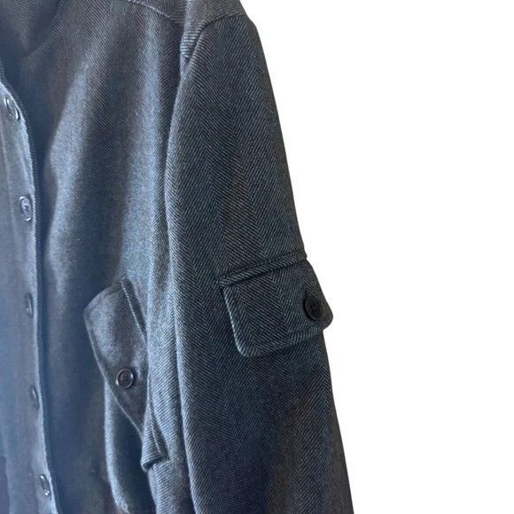 Faconnable Faconnable Wool Bomber Jacket Herringbone Mens L Size US L / EU 52-54 / 3 - 4 Thumbnail