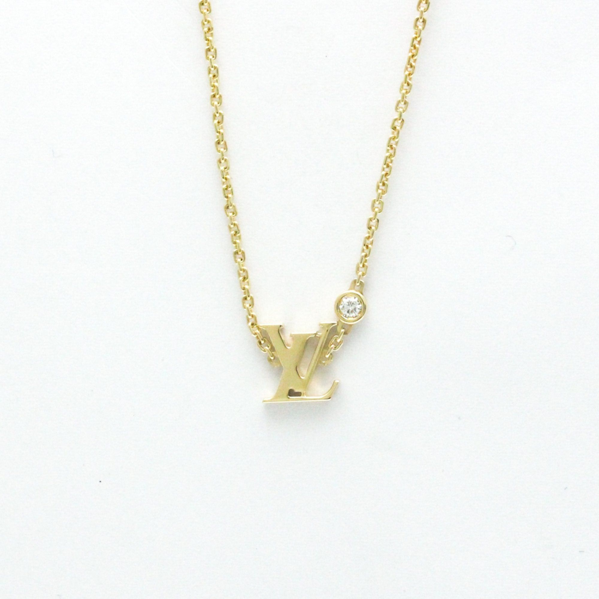 image of Louis Vuitton Idylle Blossom Lv Pendant Yellow Gold And Diamond Q93626 Yellow Gold [18K] Diamond Wo