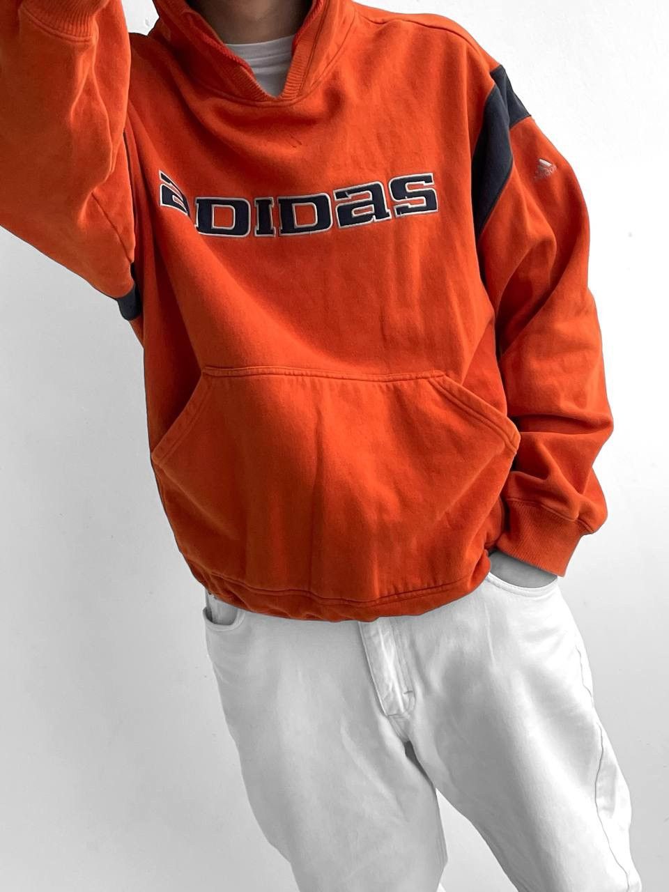 image of Nike x Vintage Adidas Vintage Hoodie in Orange, Men's (Size XL)