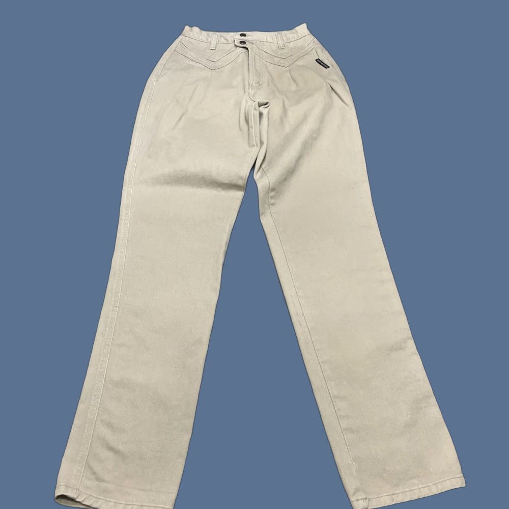 Vintage VINTAGE Rocky Mountain Jeans Women 28x36 Tan Denim Pants Western Mom Jeans 28x36 Tan Denim Pants Women Vintage Size 28" / US 6 / IT 42 - 1 Thumbnail