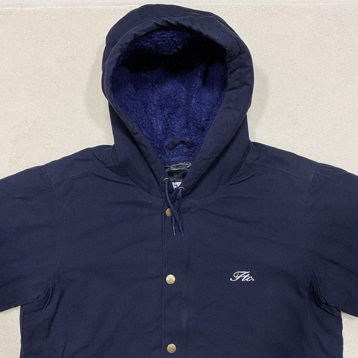 FTC × Japanese Brand FTC Small Embroidered Logo Sherpa Lined Jacket Size US M / EU 48-50 / 2 - 2 Thumbnail