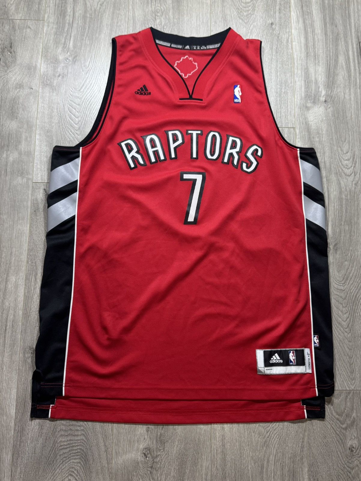 Toronto Raptors NBA Kyle Lowry Adidas Jersey Red Swingman