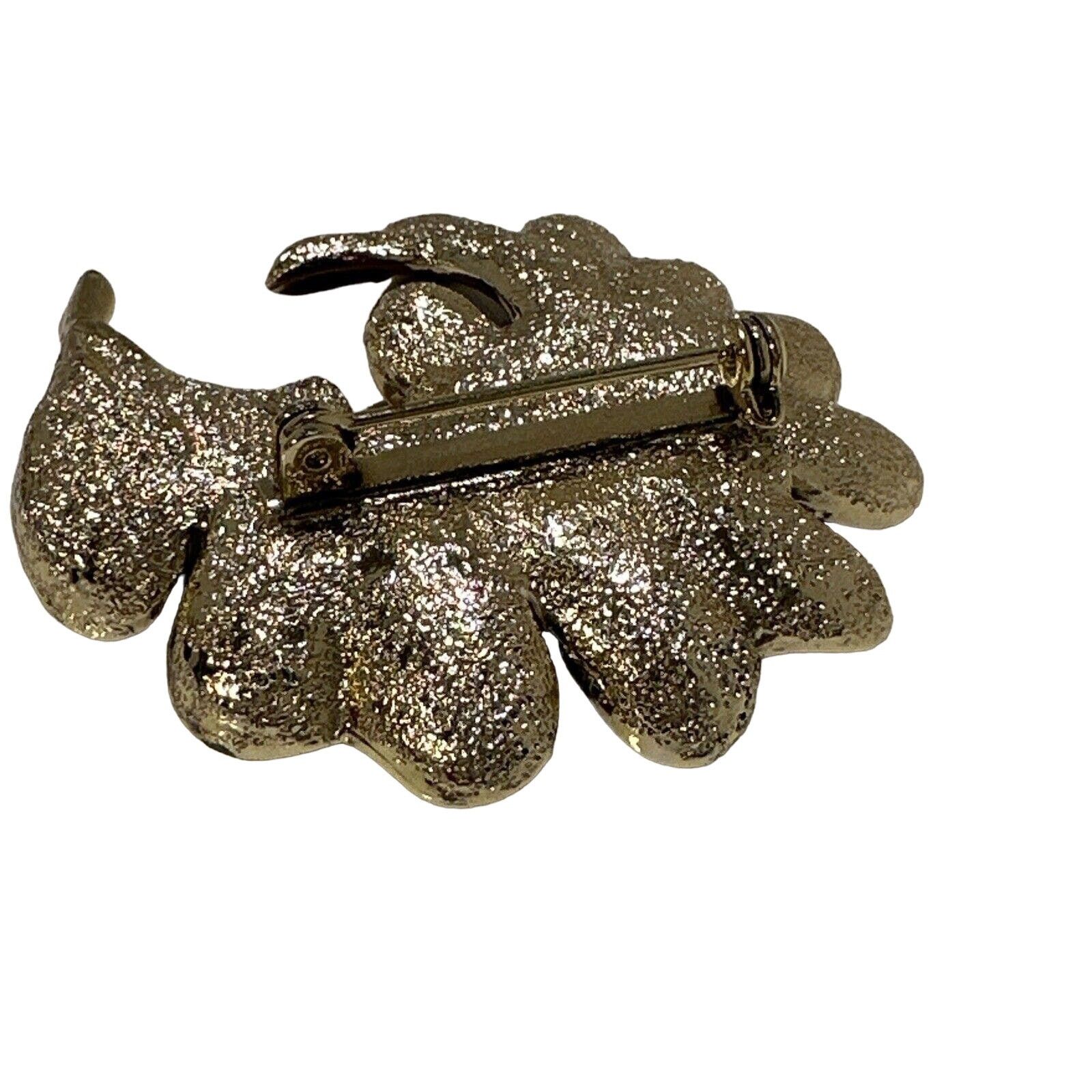 Other VTG Purple Enamel Leaf Fern Brooch Autumn Fall Gold Pin Size ONE SIZE - 7 Thumbnail