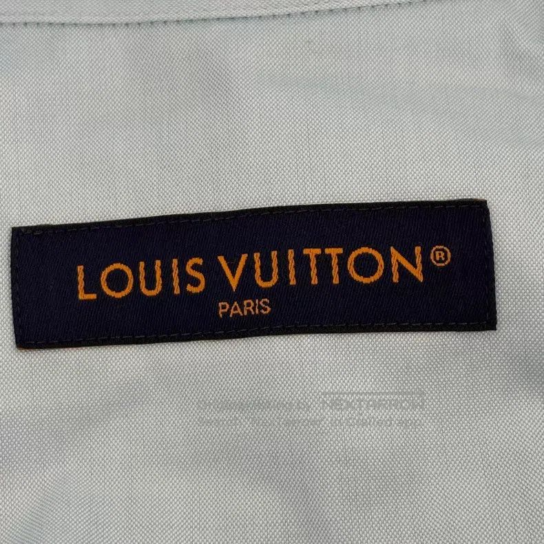 Louis Vuitton Louis Vuitton Sky Blue Beaded Monogram Embroidered Short S Size US XXL / EU 58 / 5 - 3 Thumbnail