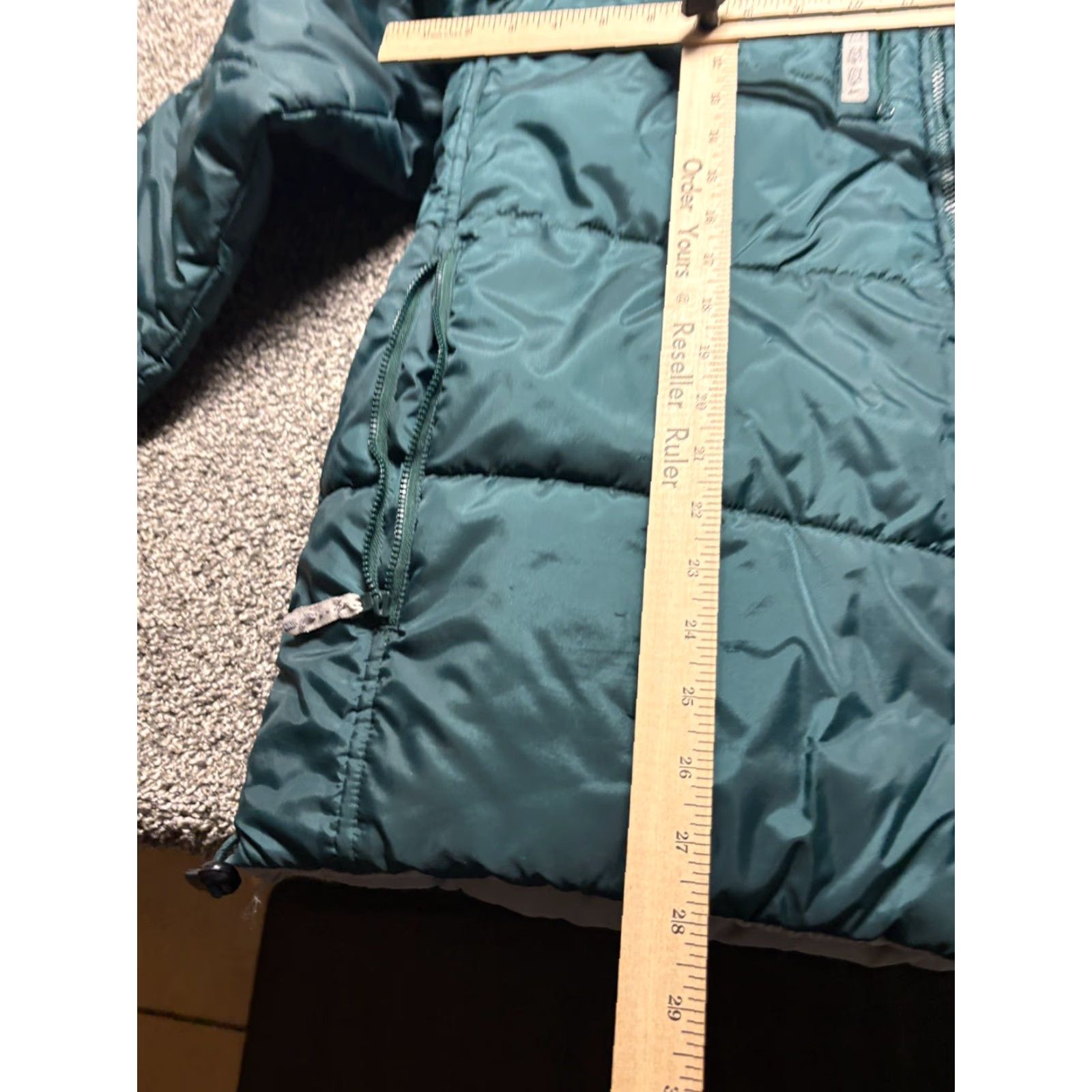 Nike VINTAGE Nike Reversible Puffer Coat Jacket Mens M Green Gray 90s Big Swoosh Size US M / EU 48-50 / 2 - 5 Thumbnail