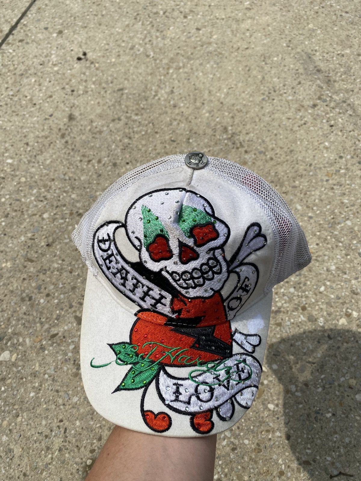 Ed Hardy Ed Hardy Cap Y2K Skate Christian Audigier Size ONE SIZE - 2 Thumbnail