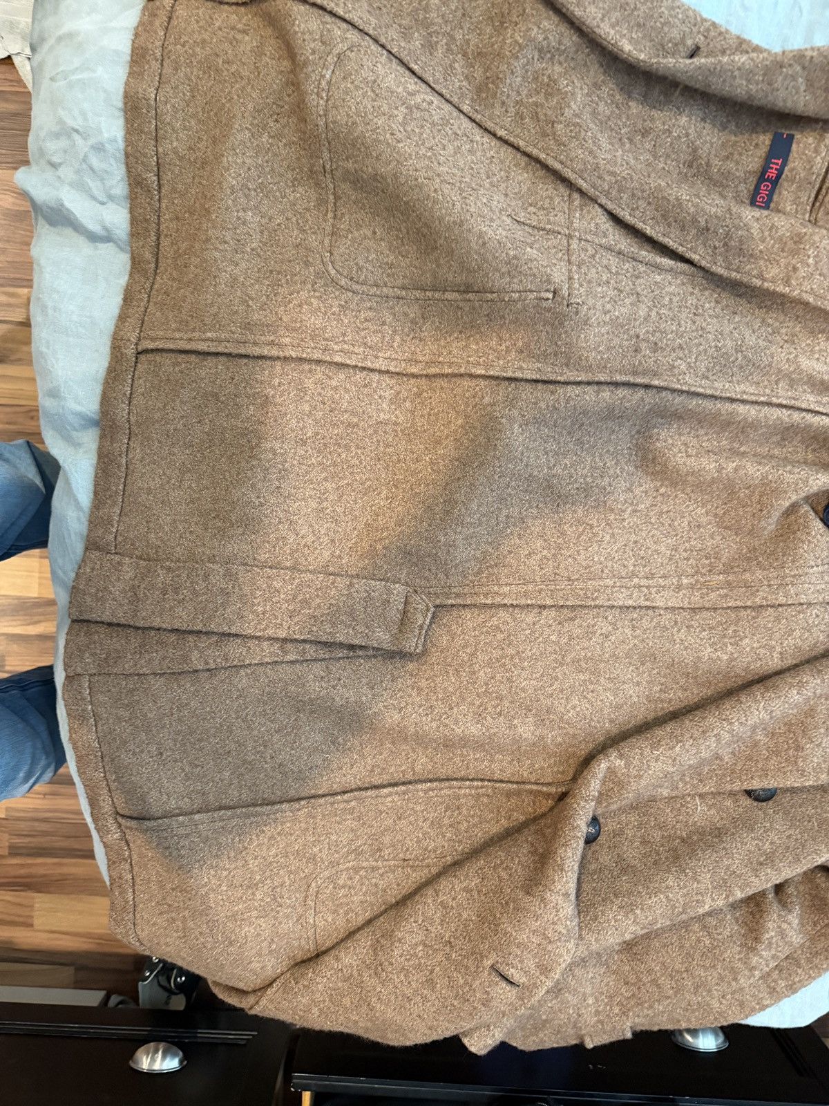 THE GIGI Mid length tailored Alpaca double breasted coat Size US M / EU 48-50 / 2 - 3 Thumbnail