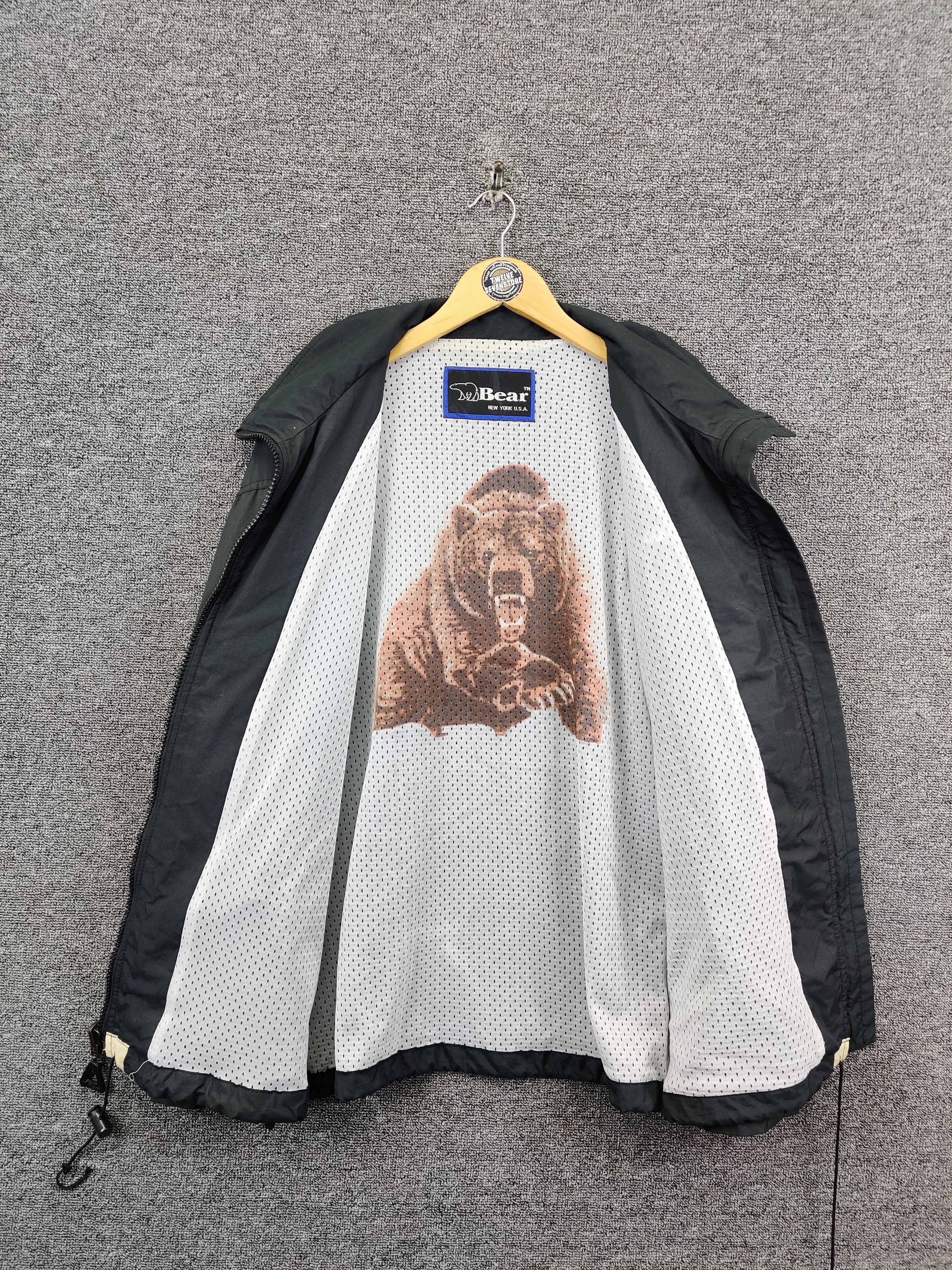 Vintage Vintage 90s Bear New York U.S.A Windbreaker Jacket Size US S / EU 44-46 / 1 - 7 Thumbnail