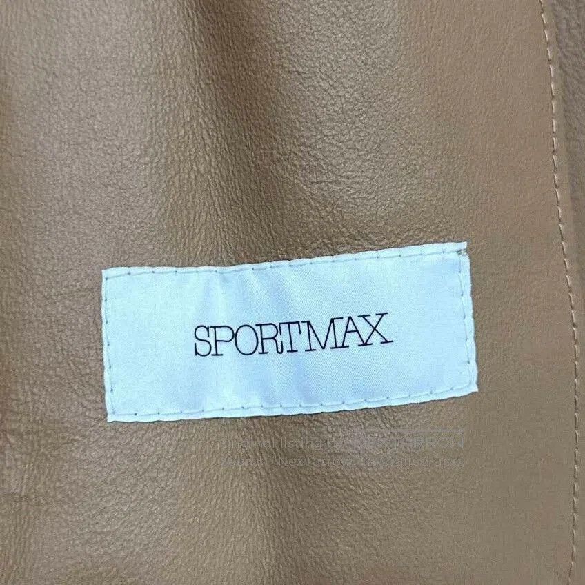 Max Mara MaxMara Lambskin Long Trench Coat. Size M / US 6-8 / IT 42-44 - 4 Thumbnail