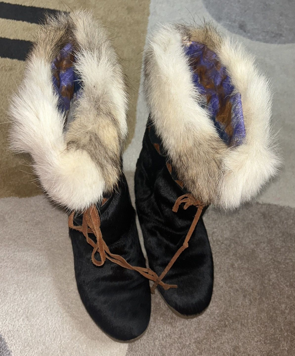 Vintage Fur vintage boots Tecnica Size US 9 / IT 39 - 2 Thumbnail