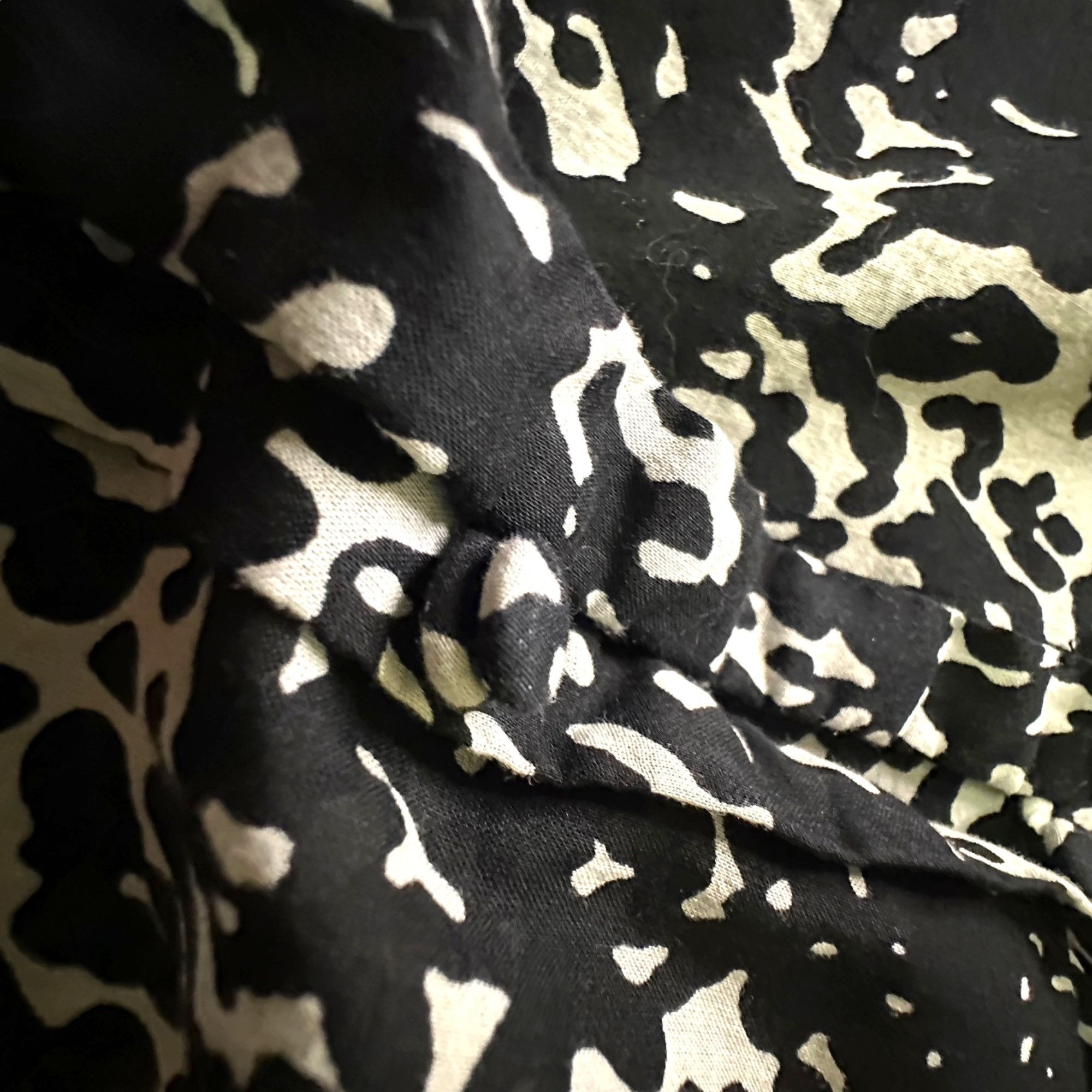 Designer Dana Buchman Womens 2X Black & White Print Blouse EUC Profes Size XXL / US 16-18 / IT 52-54 - 5 Thumbnail