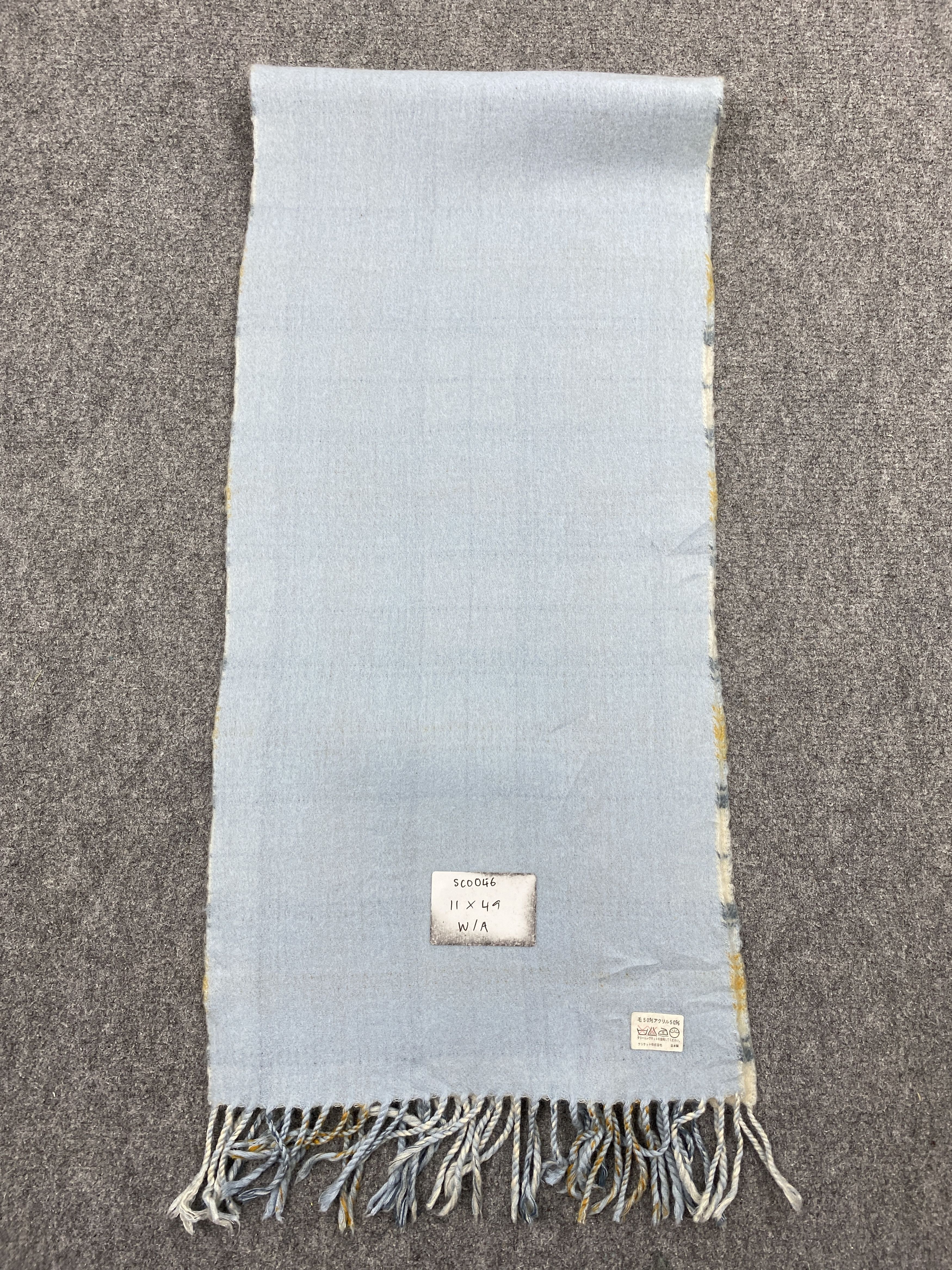 Burma Bibas Barma Bibas Checkered Scarf / Muffler / Neckwear - SC0046 Size ONE SIZE - 8 Thumbnail