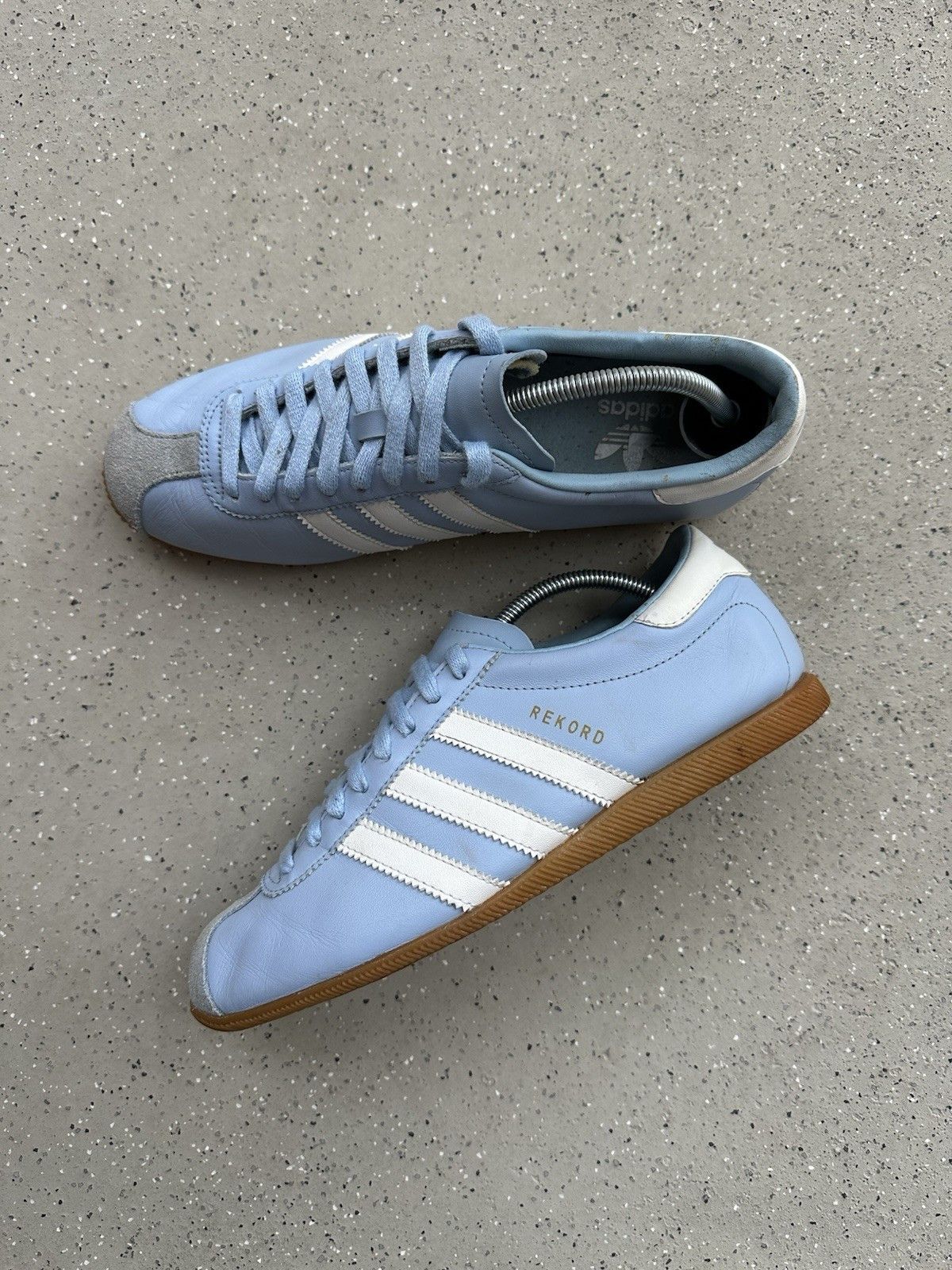 Adidas Adidas Vintage Record 2000`s Sneakers Shoes Trainers 2003 Size US 8.5 / EU 41-42 - 2 Thumbnail