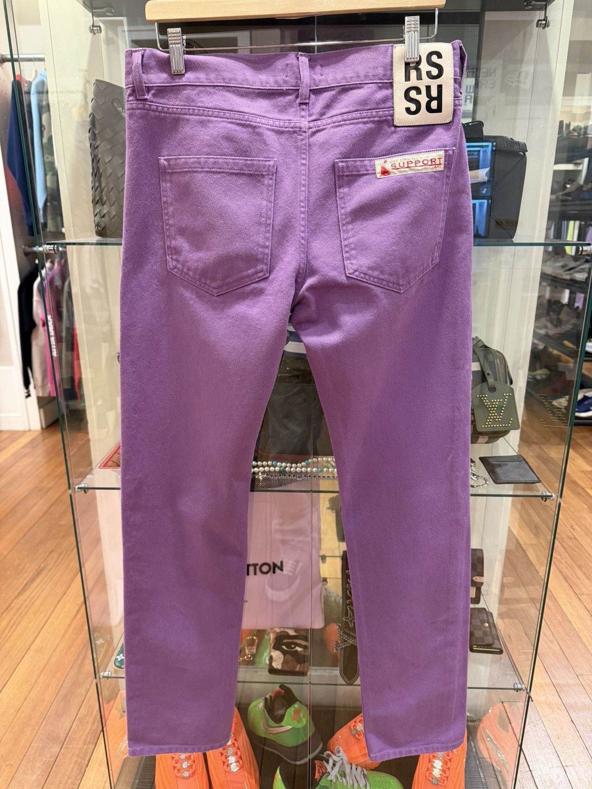 Raf Simons Raf Simons Straight Leg Denim - Purple Size US 32 / EU 48 - 2 Thumbnail