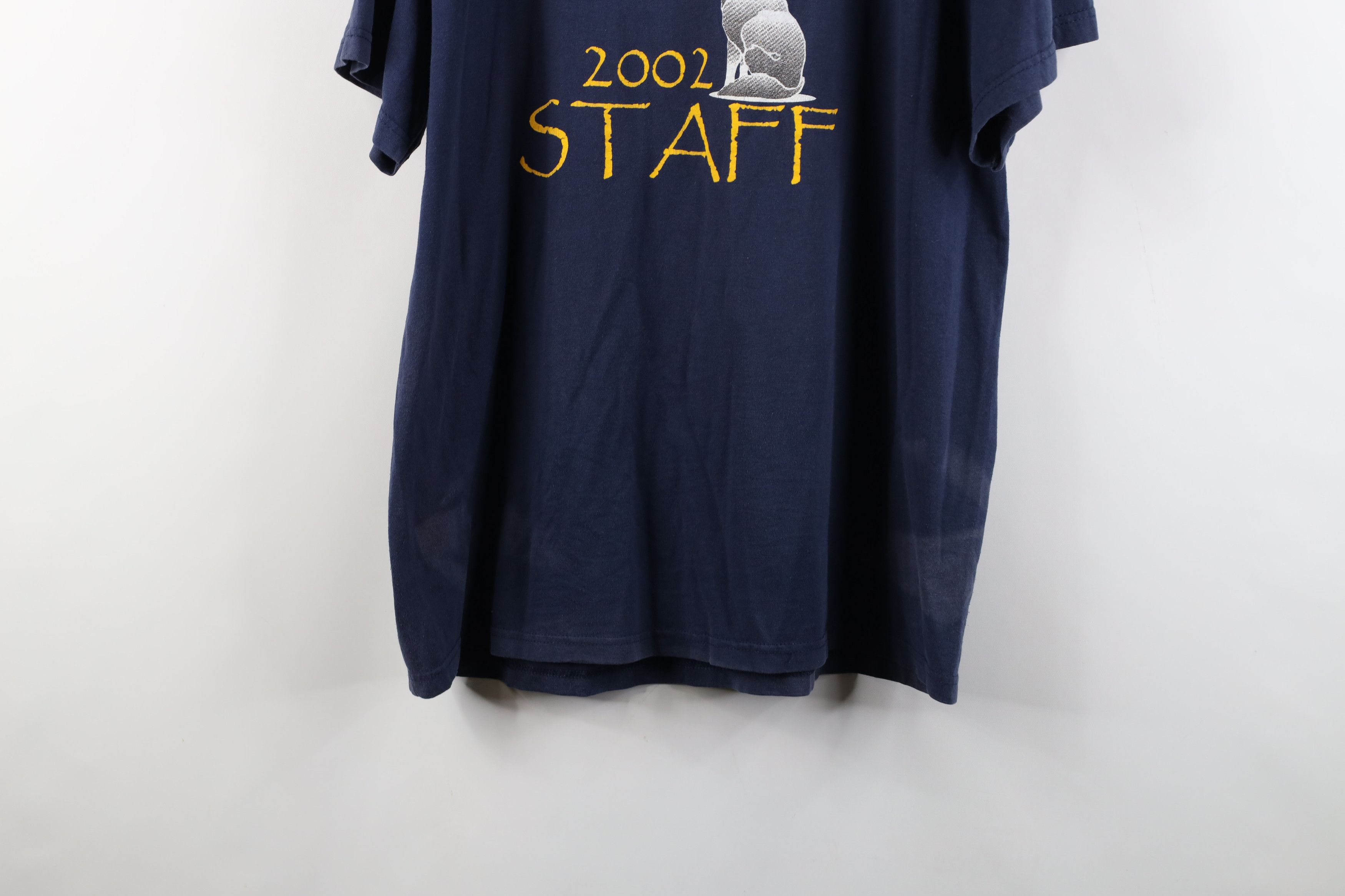 Vintage Vintage Y2K 2002 of America Camp Hiawatha Wolf T-Shirt Size US XL / EU 56 / 4 - 15 Thumbnail