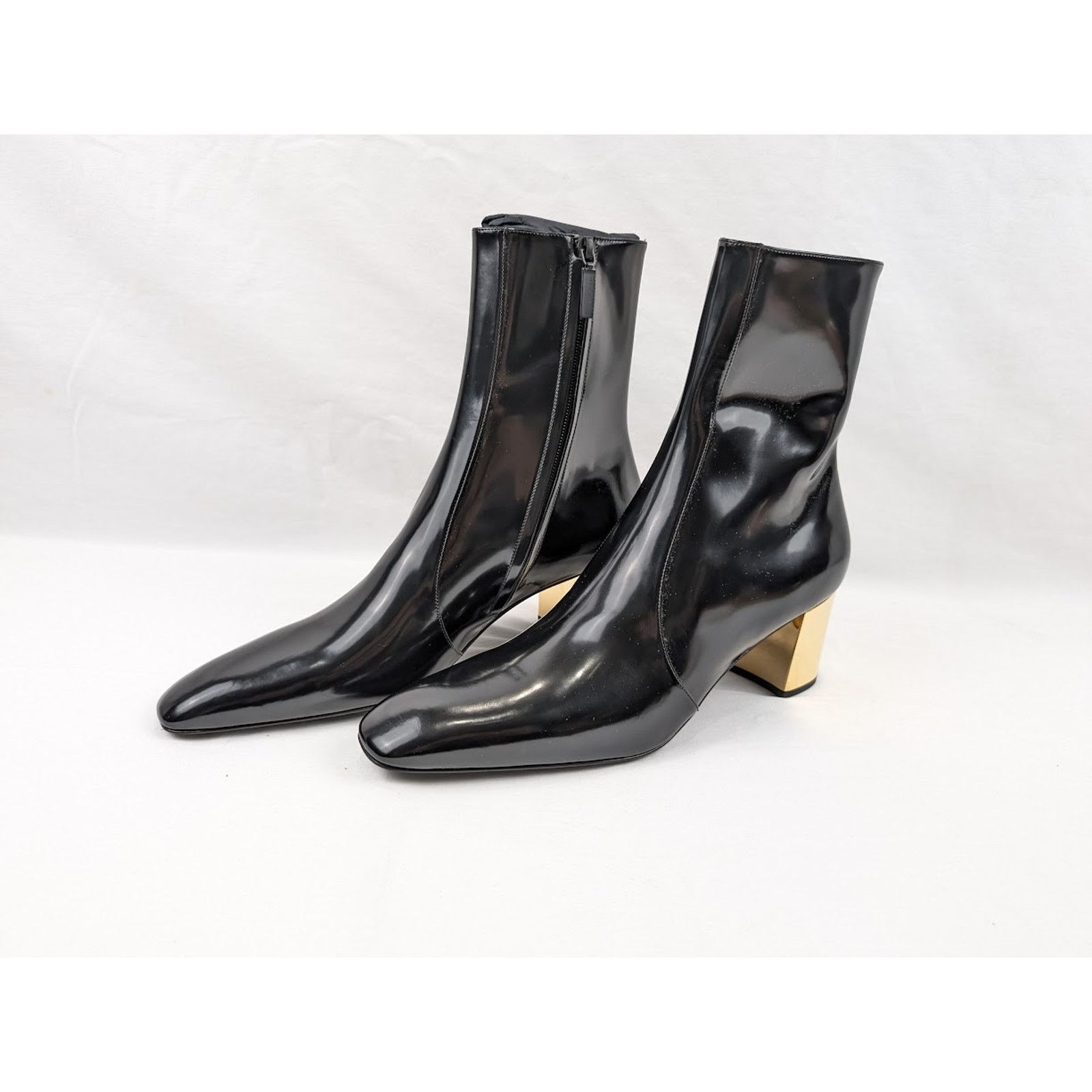 Saint Laurent Paris o1rshd1 Q:4 / XIV 70 Zipped Boots in Nero 42 Size US 9 / EU 42 - 15 Thumbnail