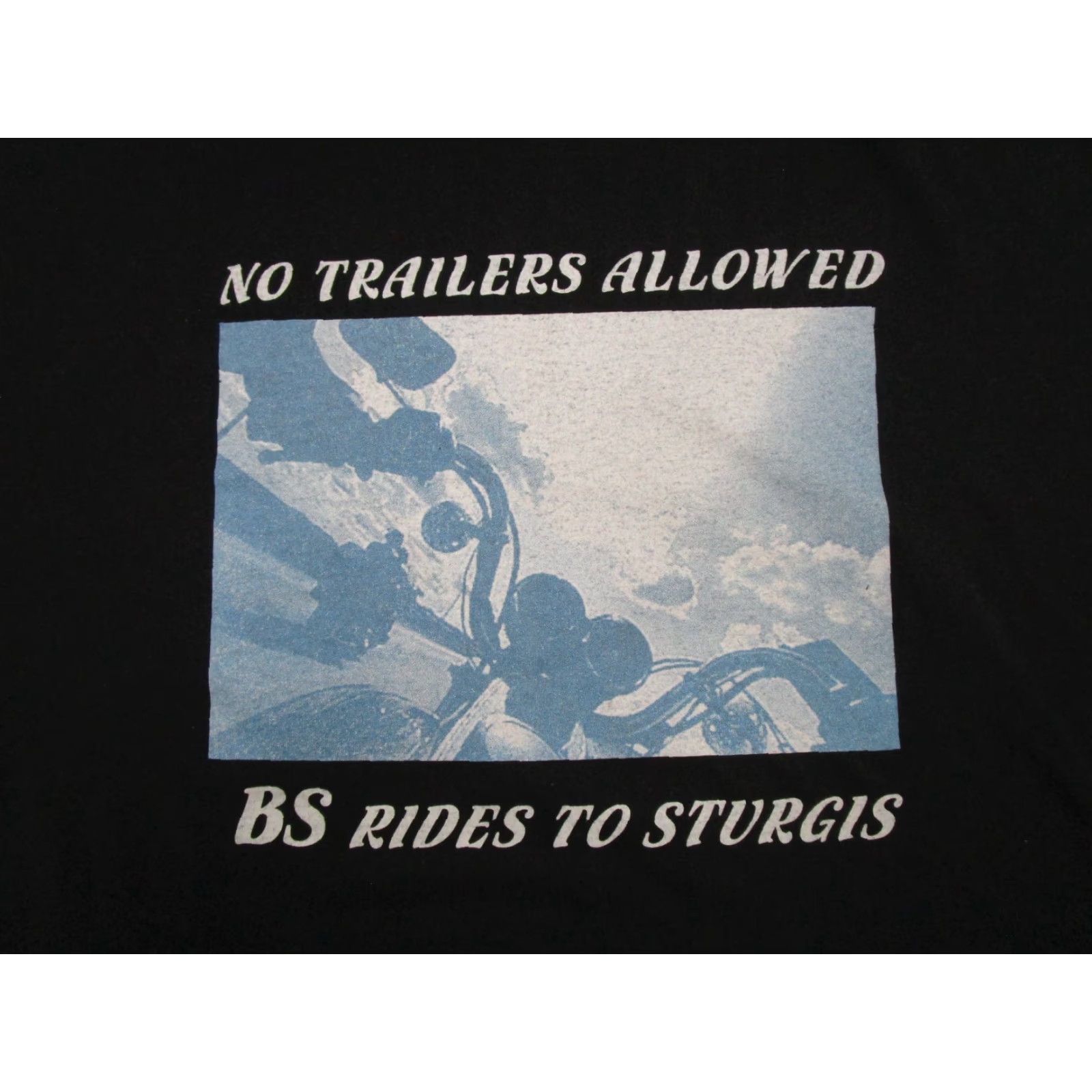 Hanes VINTAGE 90s BS Productions Rides to Sturgis Single Stitch T-Shirt XL Black Hanes Men T-Shirt Biker 90s Size US XL / EU 56 / 4 - 2 Thumbnail