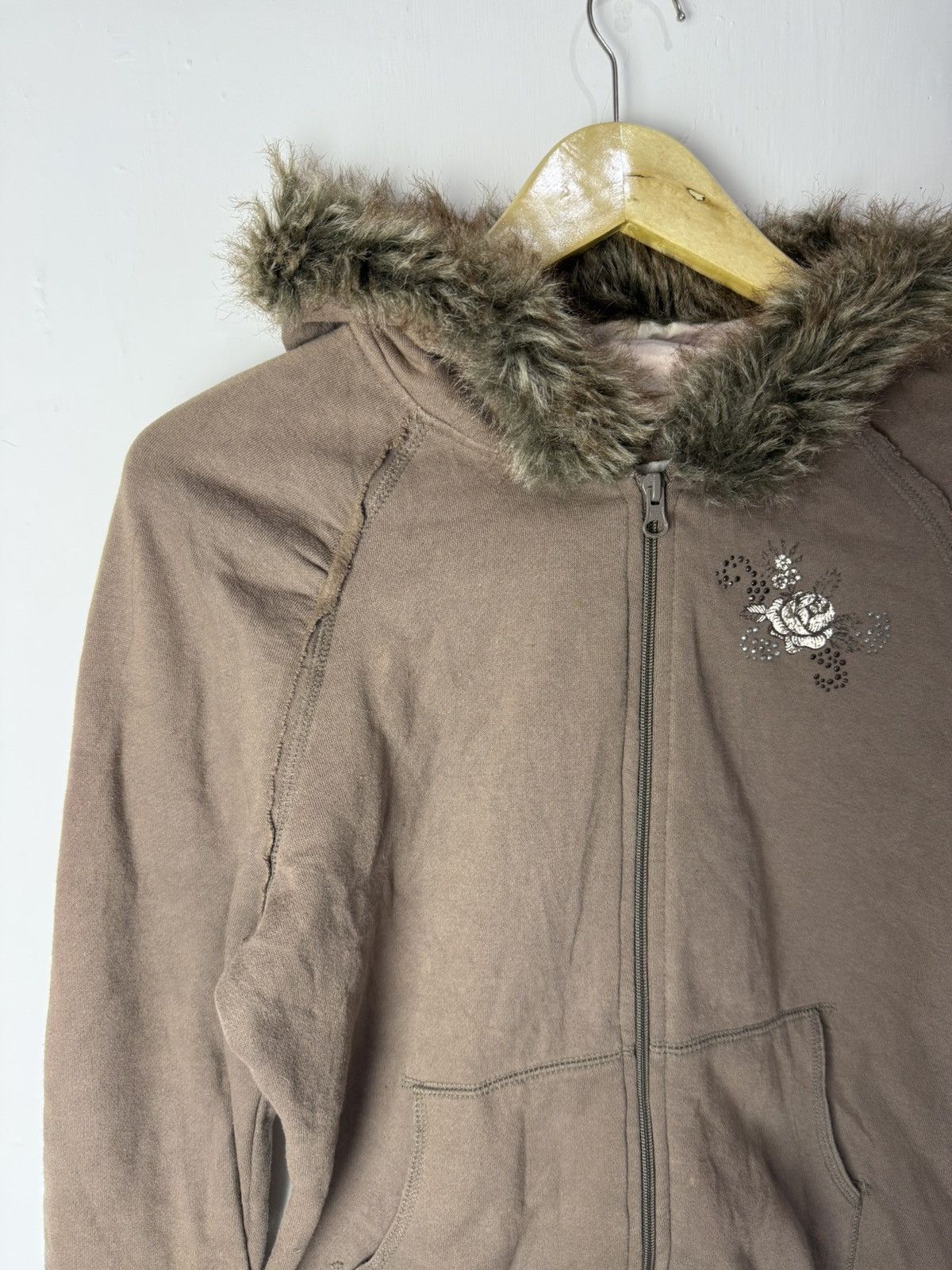 Hysteric Glamour Mossino fur hoodie brown Ifsixwasnine lgb styled Size US M / EU 48-50 / 2 - 5 Thumbnail