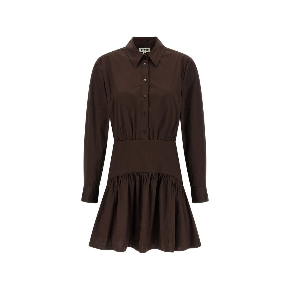 Staud Staud BROWN Dresses - Day Dresses Size XL / US 12-14 / IT 48-50 - 1 Thumbnail