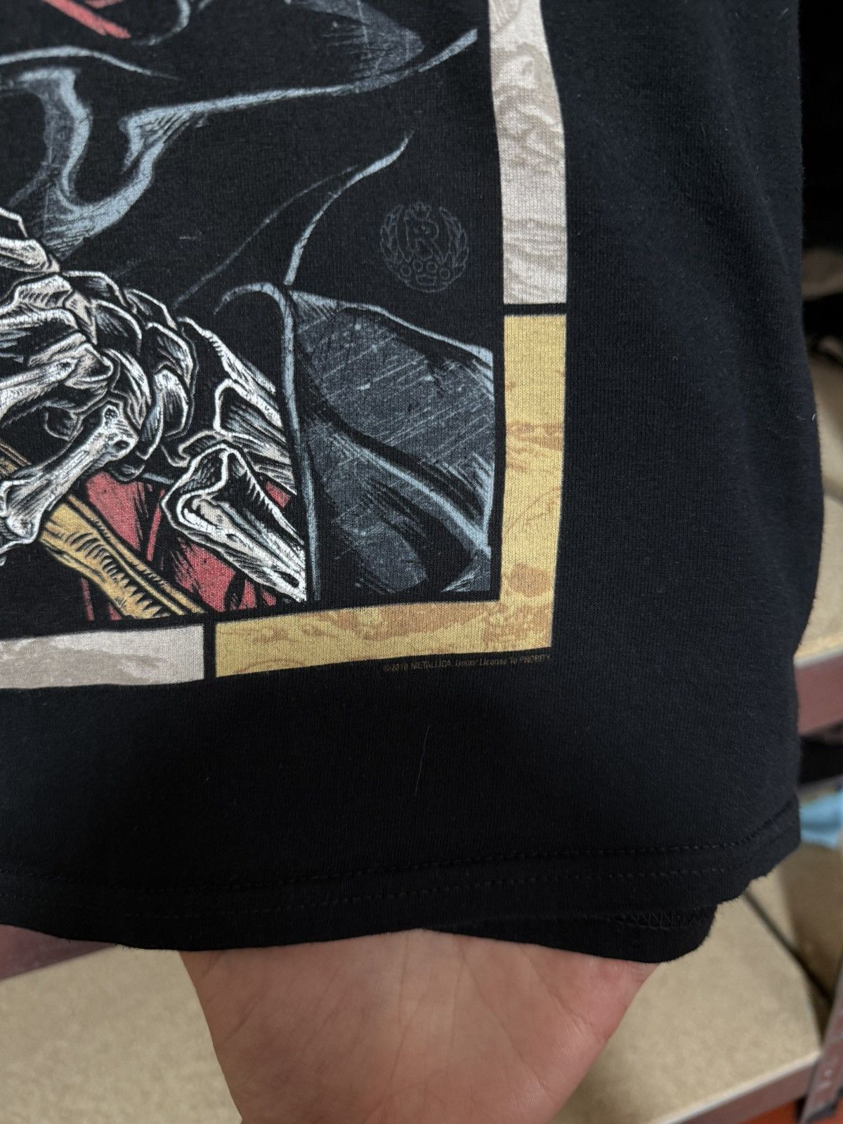 Band Tees × Metallica × Vintage Vintage 2018 Band Metallica Skull Death Metal Rock T-Shirt Size US M / EU 48-50 / 2 - 6 Thumbnail