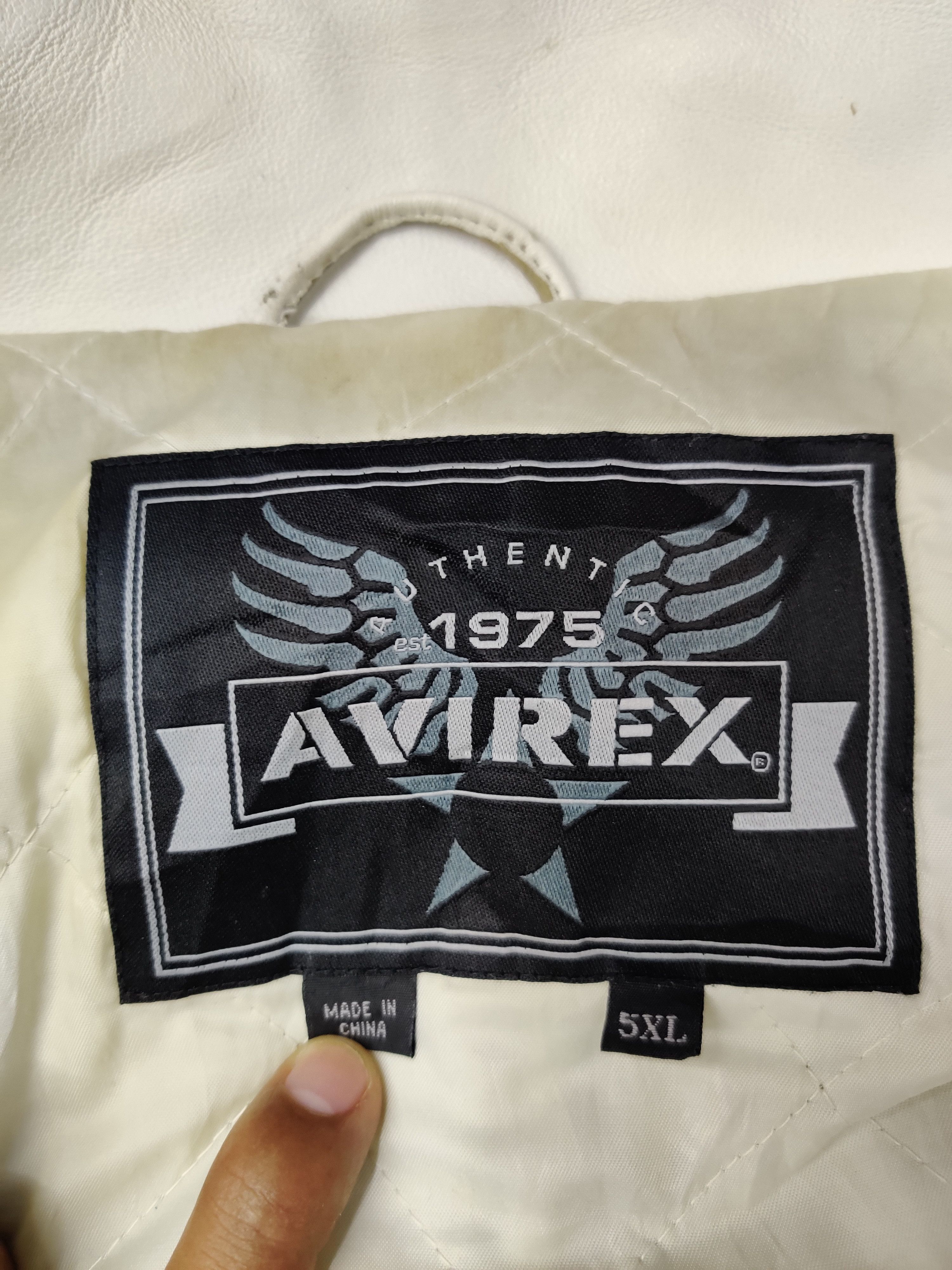 Avirex Vintage 90's Avirex Gamblers Club King Casino Leather Jacket Size US XXL / EU 58 / 5 - 16 Thumbnail