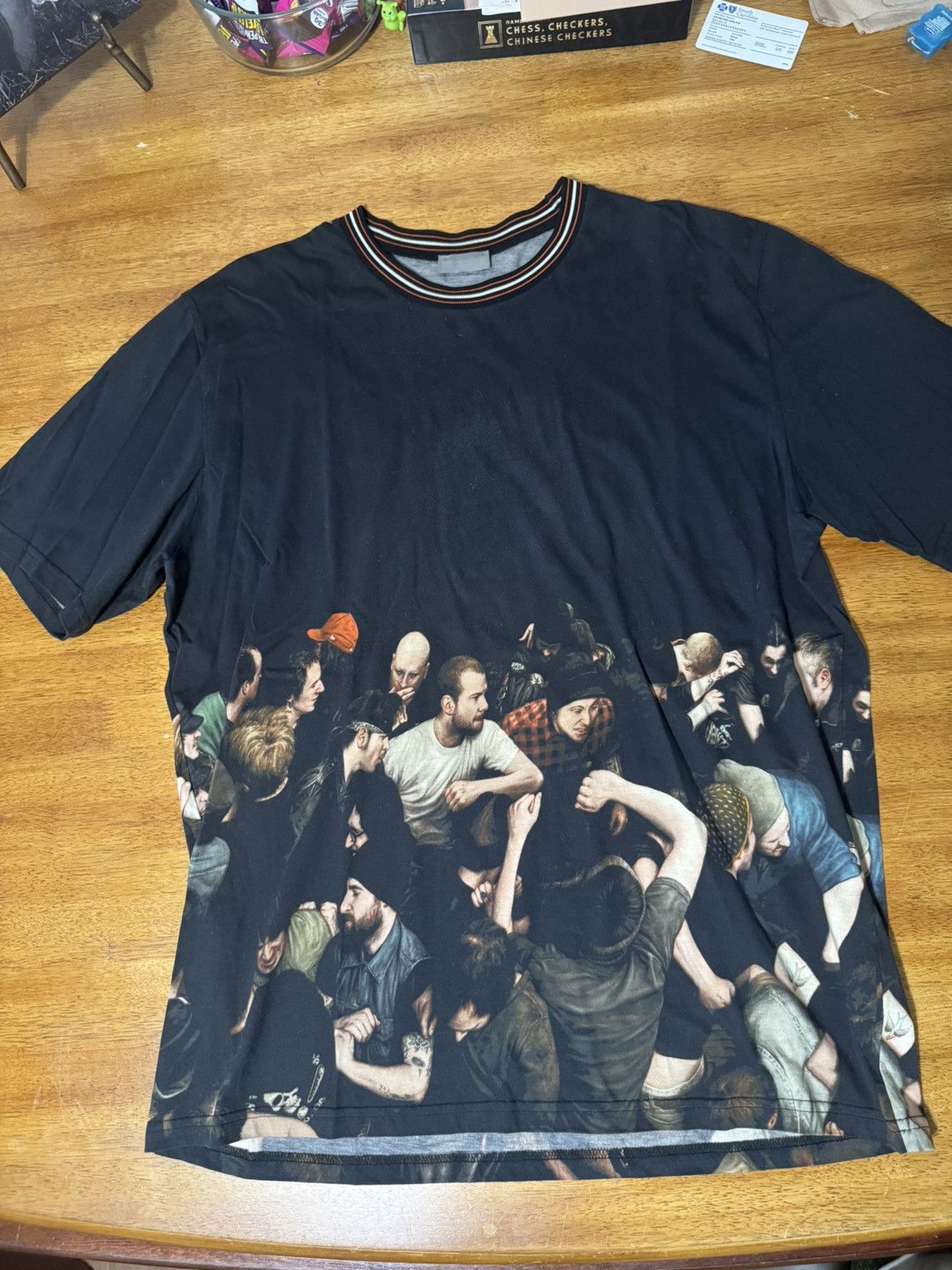 Dior × Kris Van Assche FW17 Dan witz Mosh Pit t shirt | Grailed