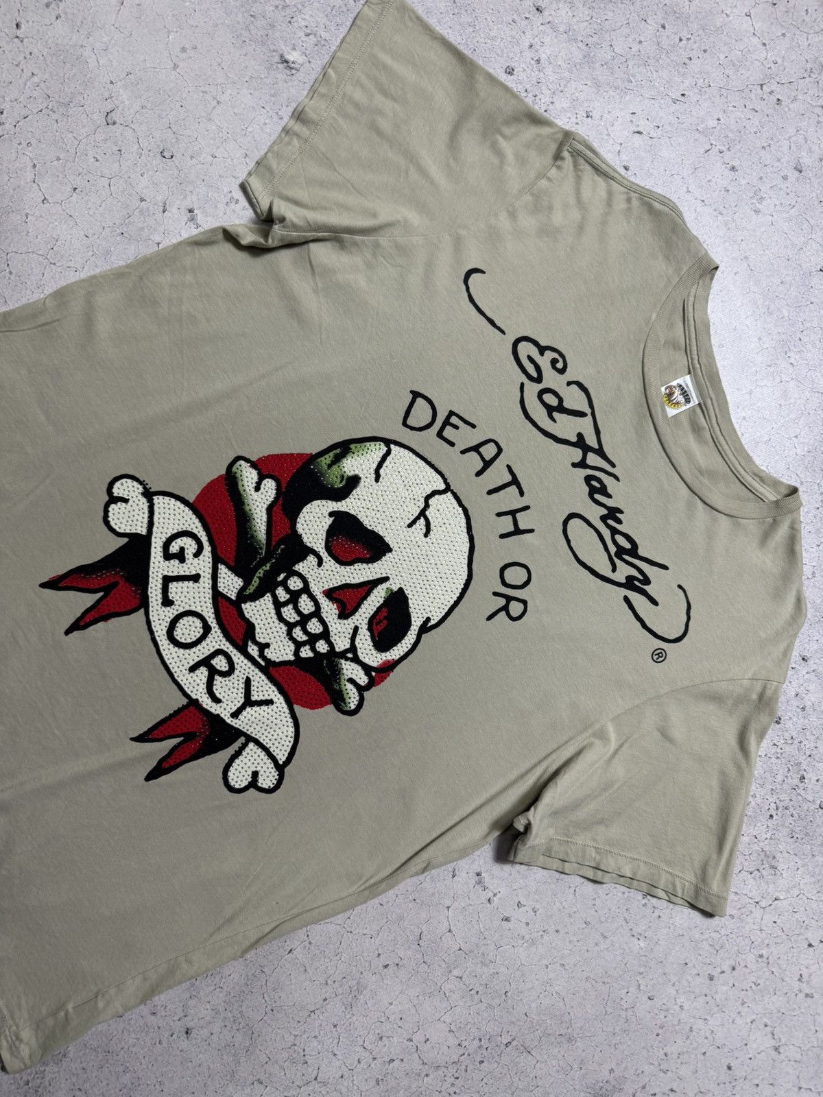 Ed Hardy Ed Hardy by Christian Audigier Big Logo T-Shirt Size XL Size US XL / EU 56 / 4 - 5 Thumbnail