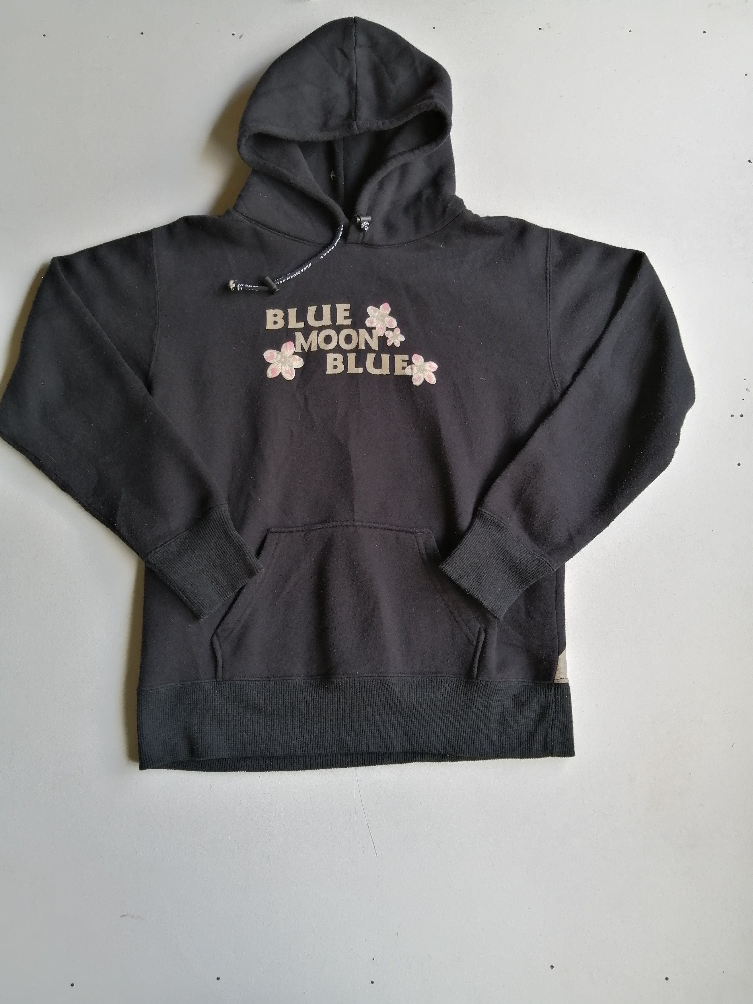 Designer Vintage Blue Moon Blue Full Printed Flora Hoodie Sweatshirt Size US M / EU 48-50 / 2 - 1 Thumbnail