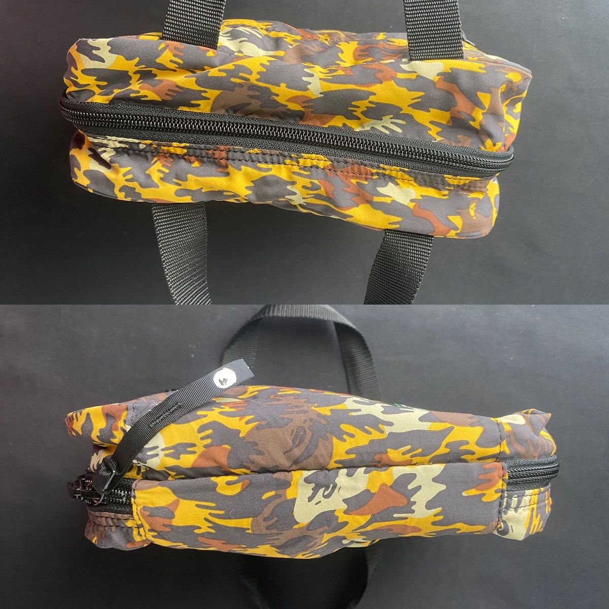 Bape A Bathing Ape (Bape) Orange Animal Print Toiletries Bag Size ONE SIZE - 4 Thumbnail