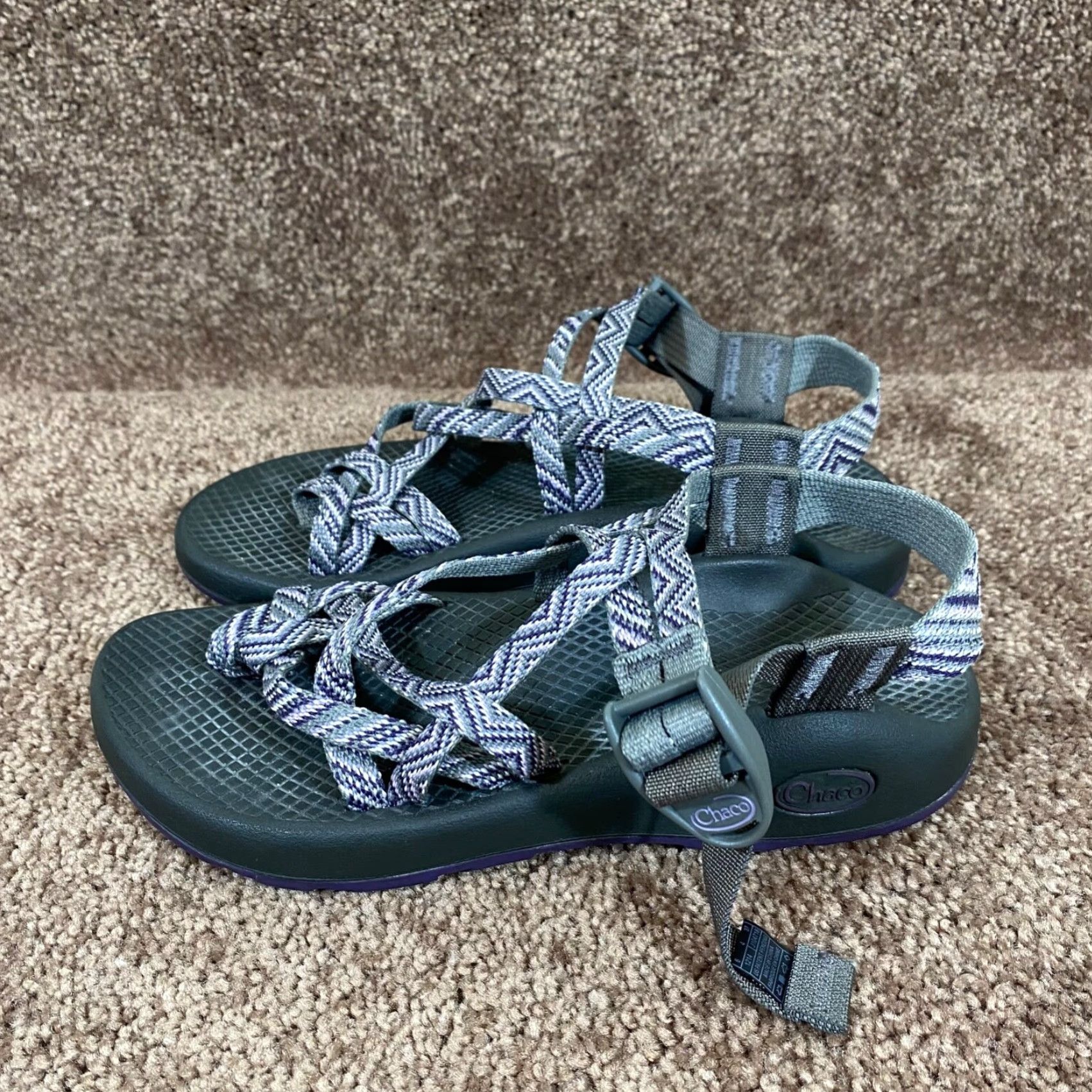 Chaco VINTAGE Chaco ZX2 Yampa Sandals Womens 6 EU 37 Purple Outdoor Hiking Water Sport Casual Size US 6 / IT 36 - 5 Thumbnail